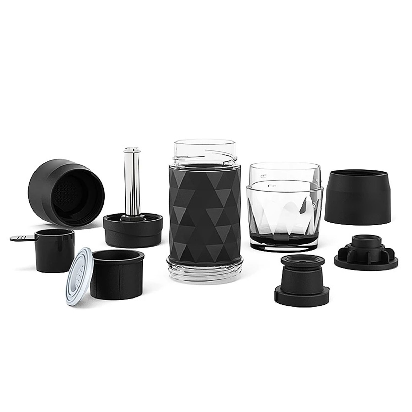 CAFELFFE 3-in-1 Portable Manual Espresso Coffee Machine 18Bar Cold and Hot view 3