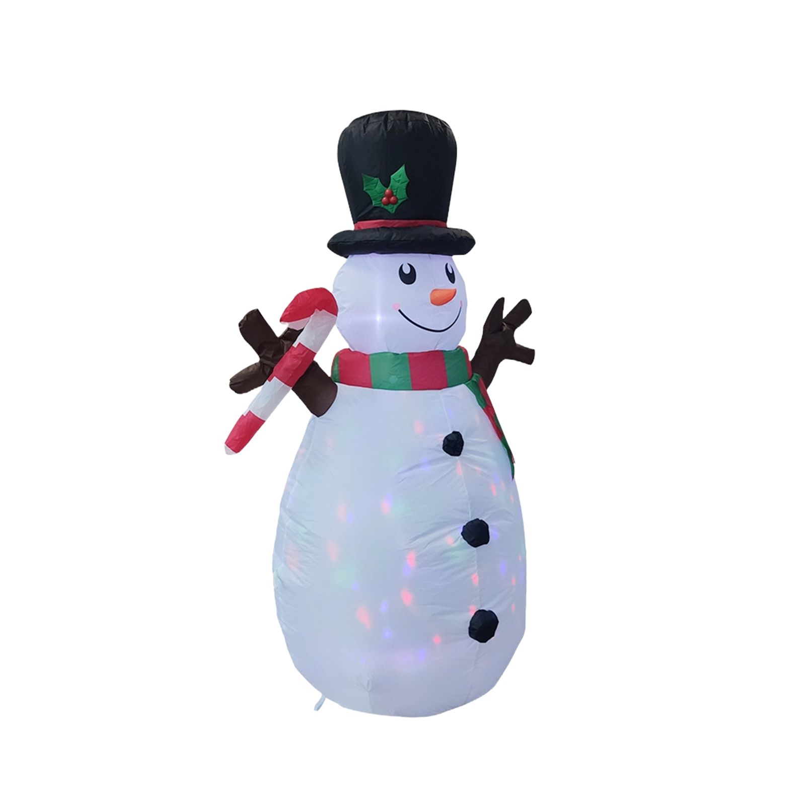 Christmas Inflatables Outdoor Decorations Tree Branch Snowman 5.2 FT Built-in view 3