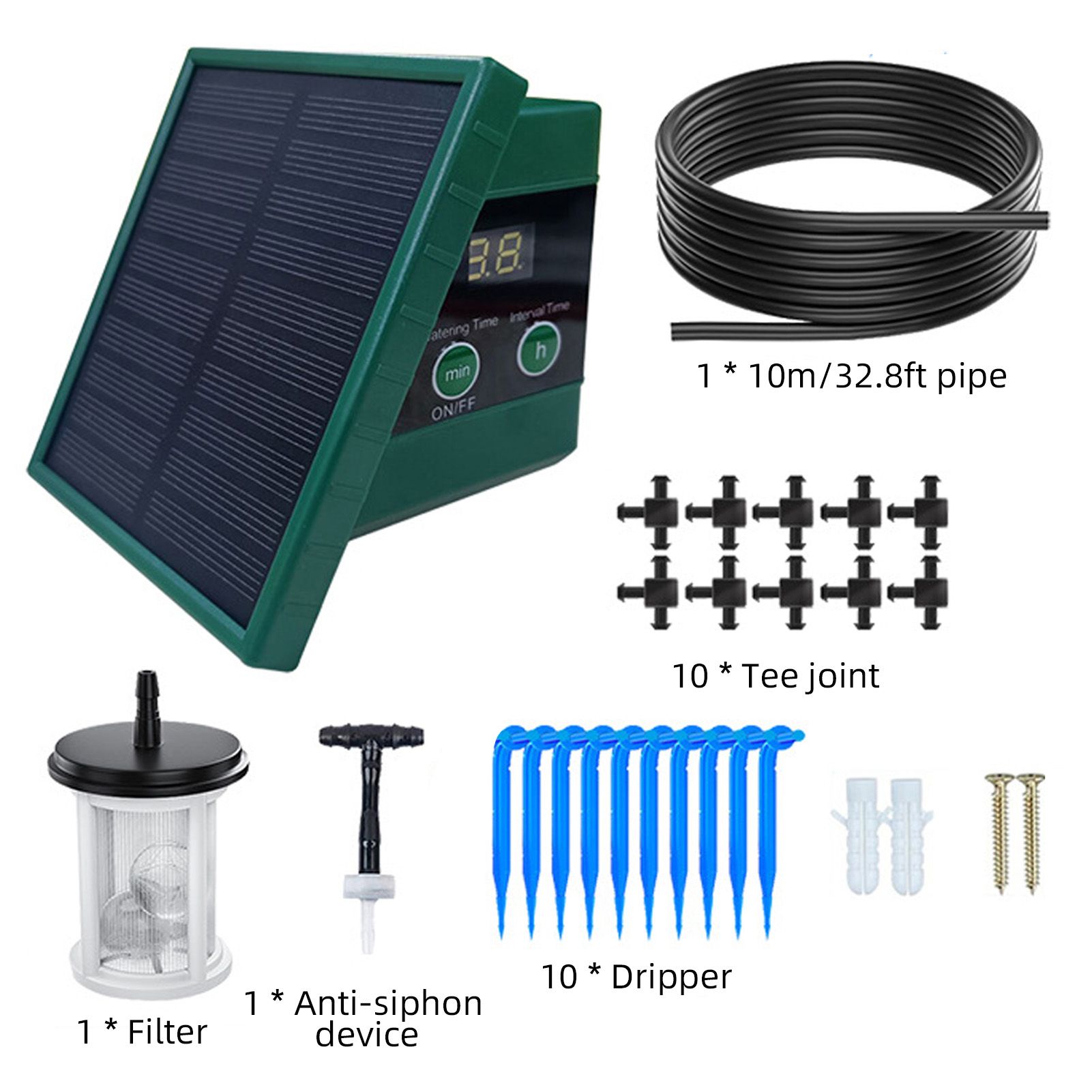 Solar Drip Irrigation System for Garden Digital Display Screen Automatic view 5