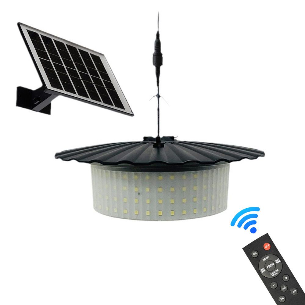 Solar Pendant Lights with Remote Control Human Body Sensor 5 Modes 3 Timing