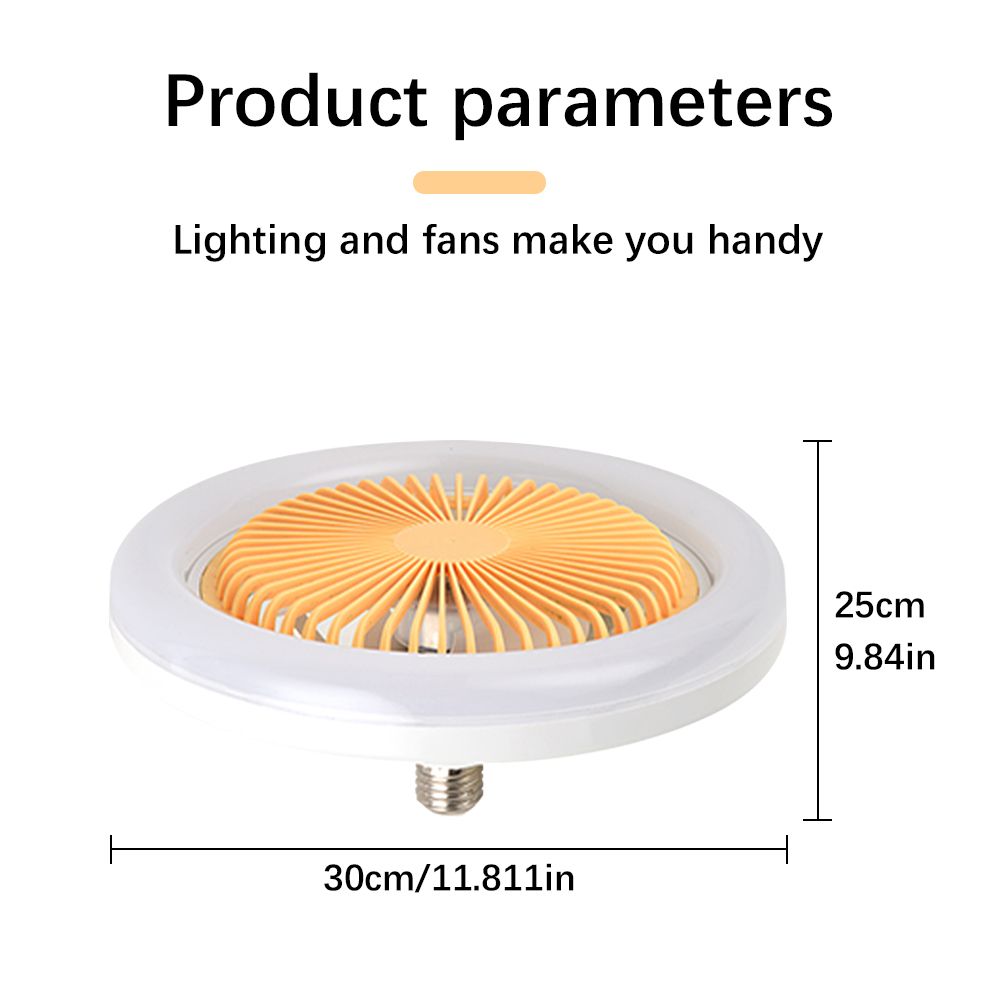 Aoresac Mini Ceiling Fan with Light Silent LED Ceiling Fan Remote Control
