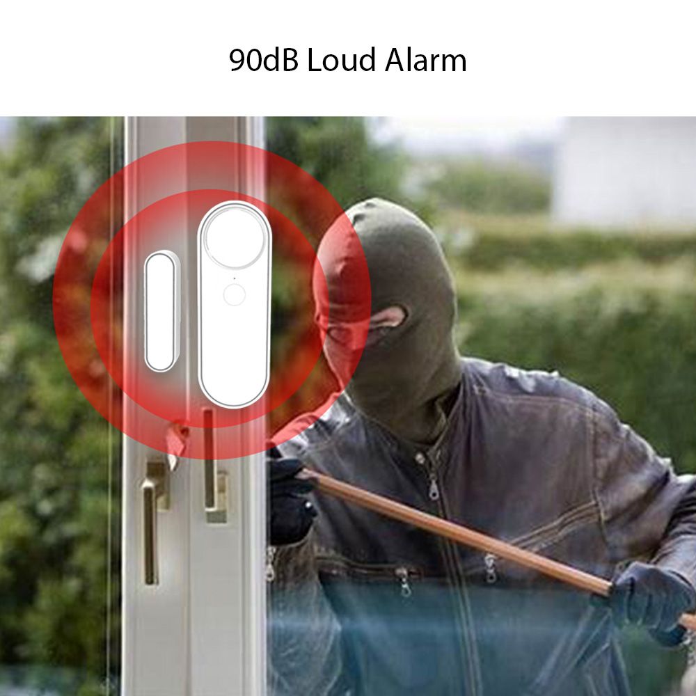 1 Pack Mini Door Window Alarm Home Security TY APP 2.4G WIFI Wireless Magnetic view 6