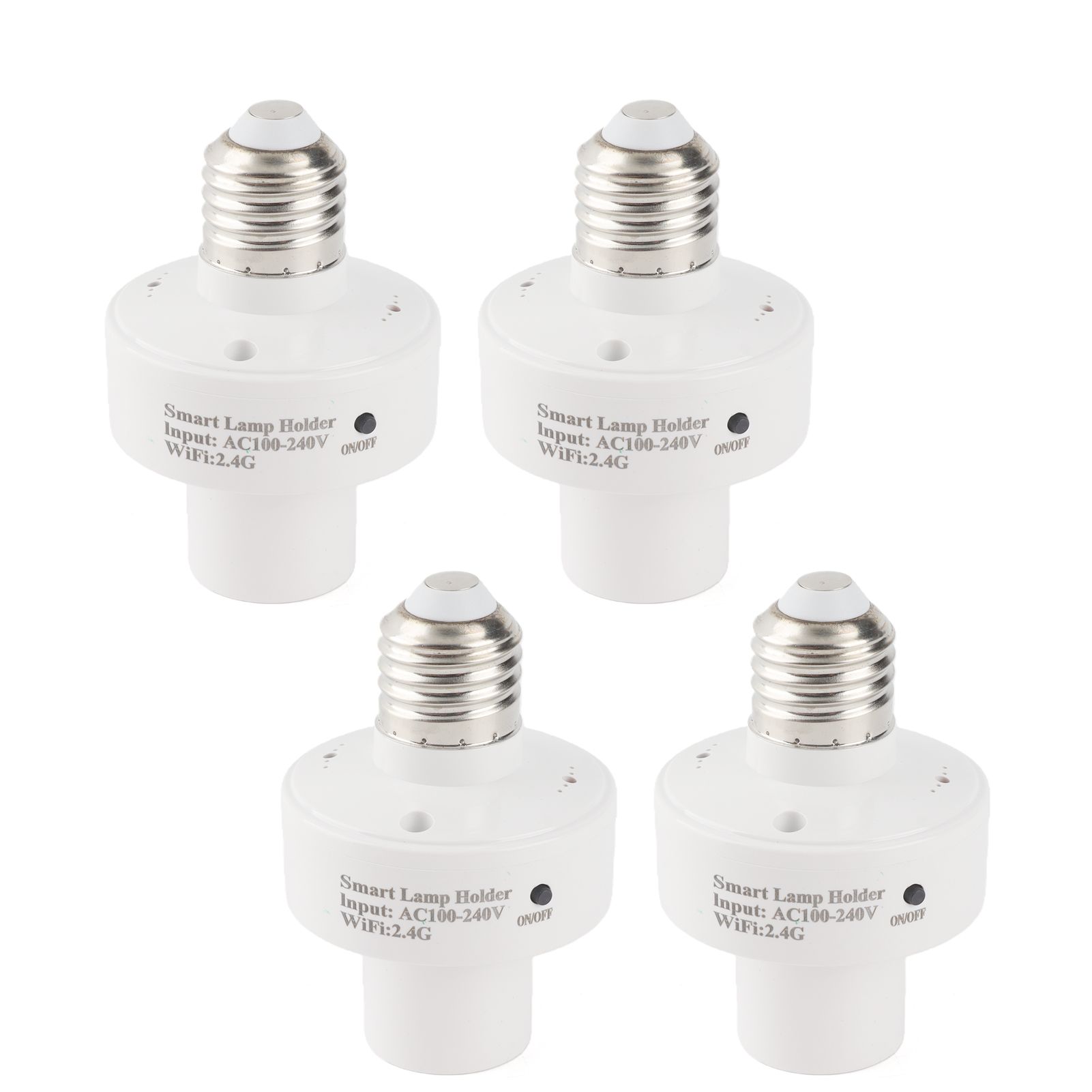 4 Pack Smart Light Socket WiFi Light Bulb Adapter App Control Smart Home Voice view 3
