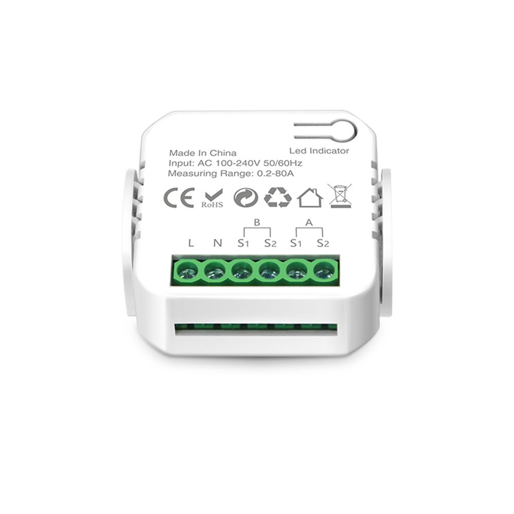 Smart Energy Meter TY Power Consumption Monitor with 2 80A CT Clamp view 3