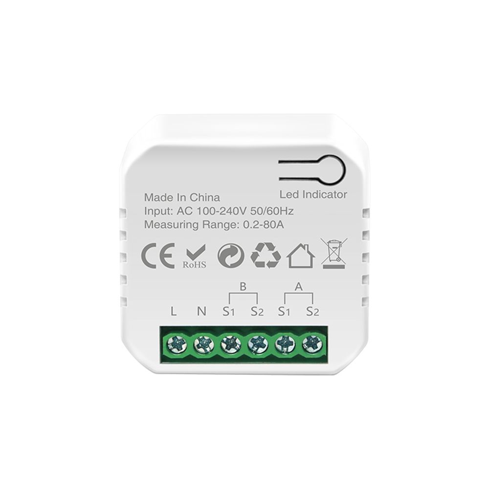 Smart Energy Meter TY Power Consumption Monitor with 2 80A CT Clamp view 5