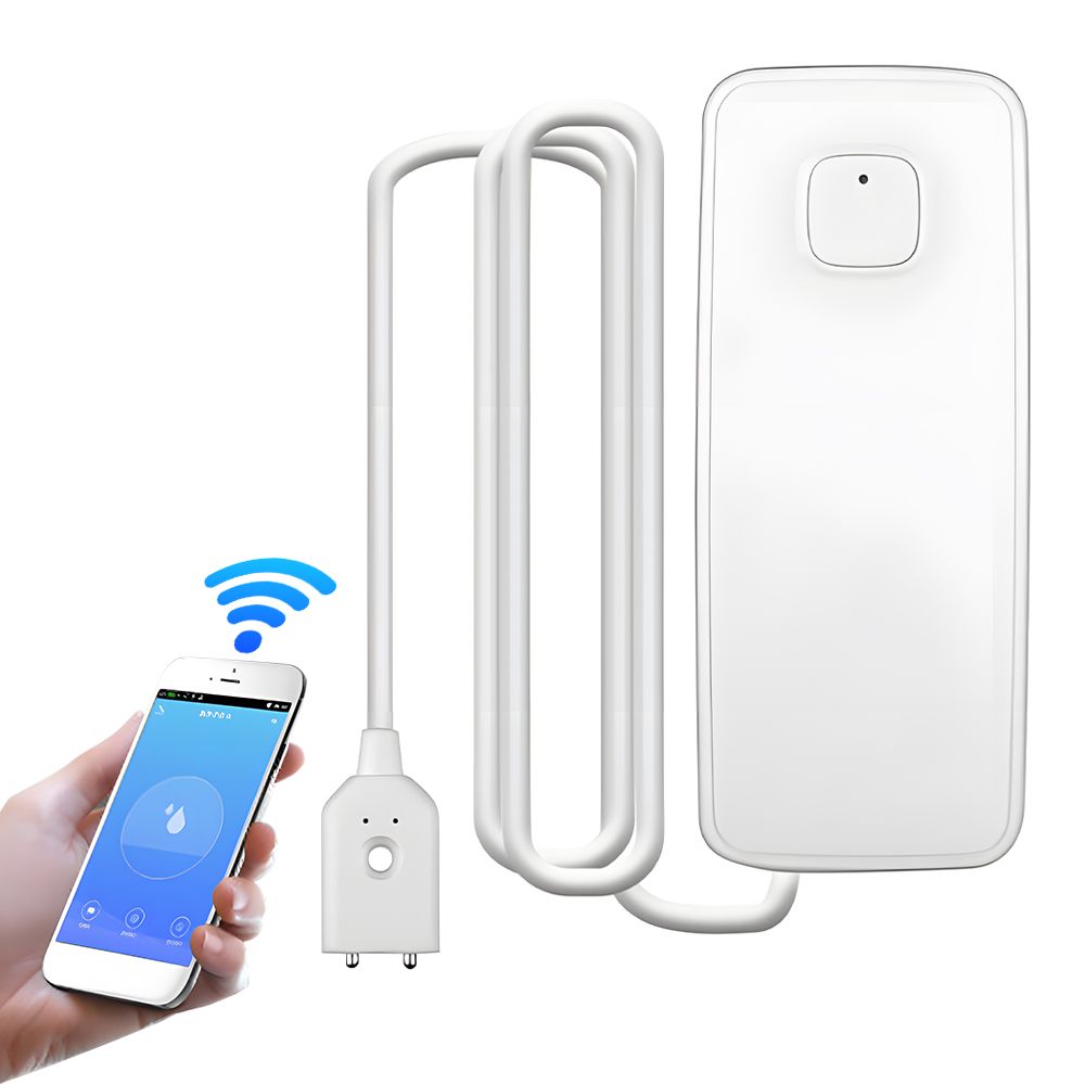 1 Pack WiFi Water Leak Detector APP Control 85DB Water Sensor Alarm IP67 view 4