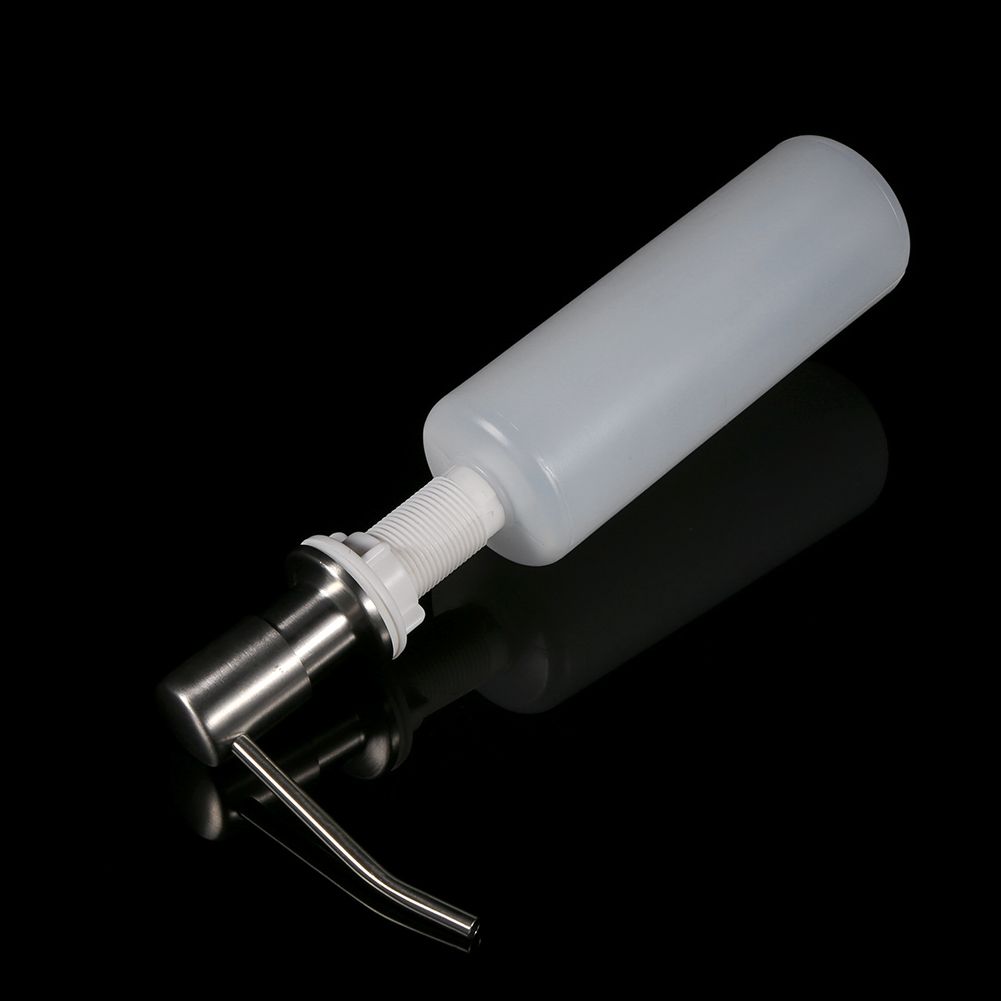 300ml Kitchen Bathroom Faucet Sink Liquid Soap Lotion Dispenser Pump Storage view 4
