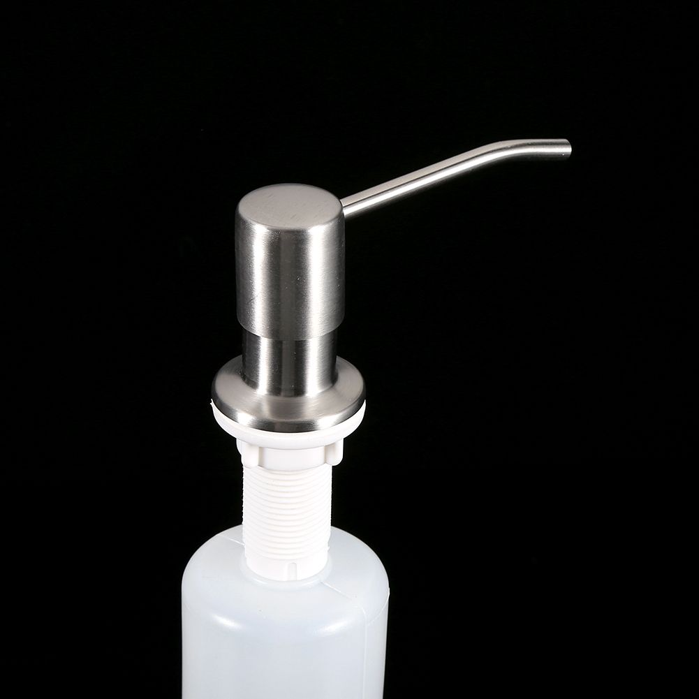 300ml Kitchen Bathroom Faucet Sink Liquid Soap Lotion Dispenser Pump Storage view 6