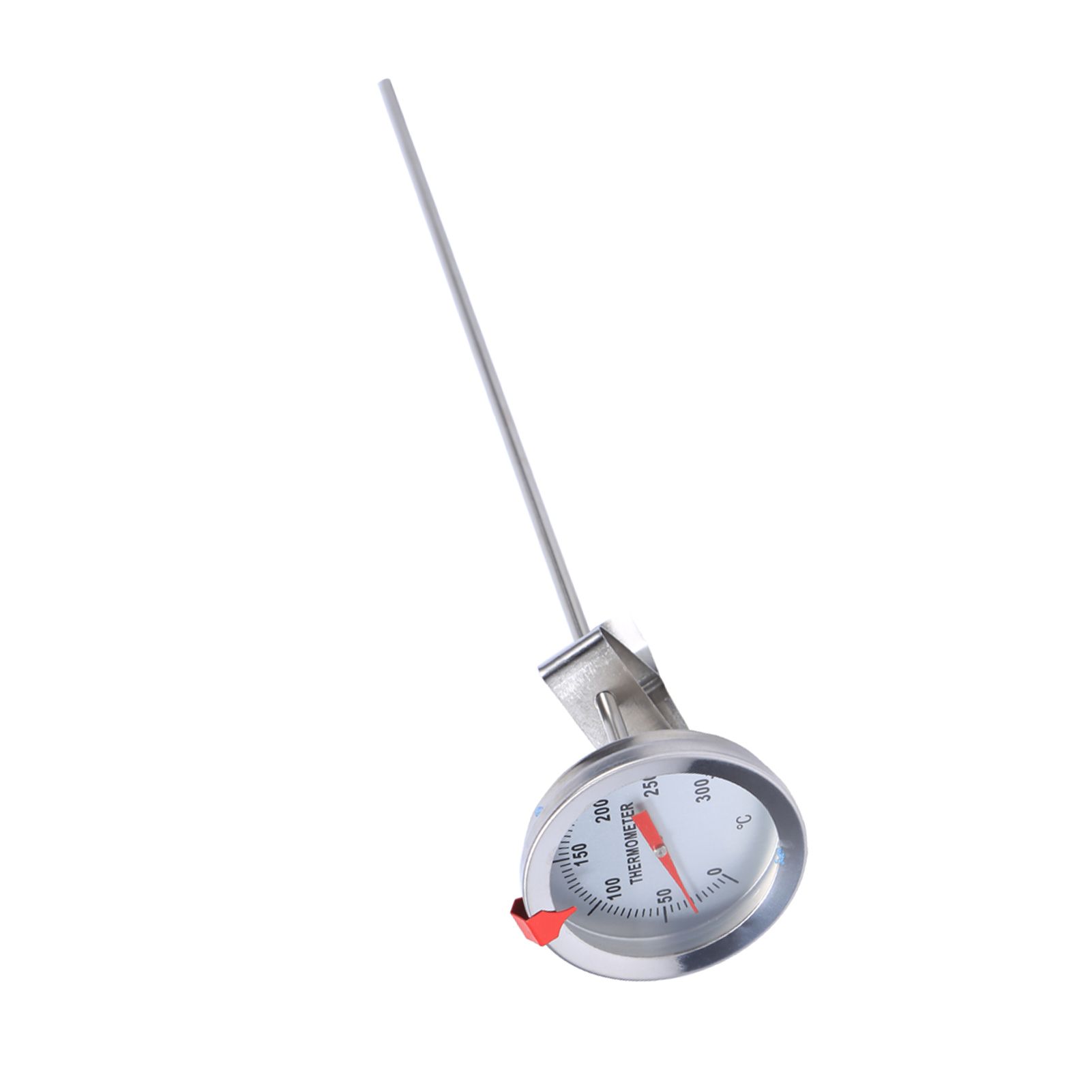 12" Long Stainless Steel Cooking Probe Thermometer with Clip for Food Meat view 7