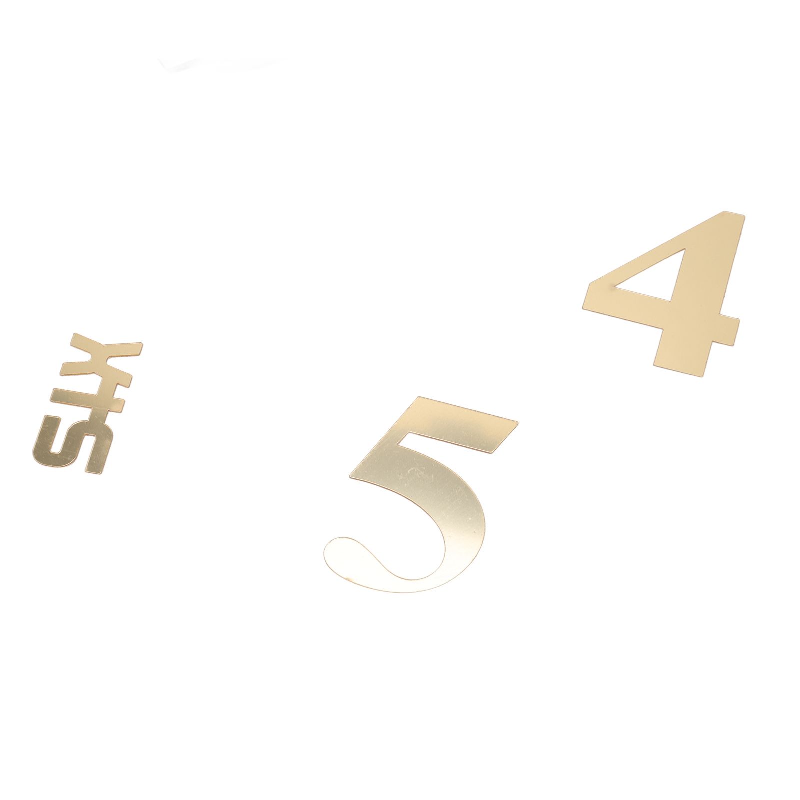 Modern Large 3D Acrylic Mirror Surface Numbers DIY Wall Clock Art Sticker Home view 8