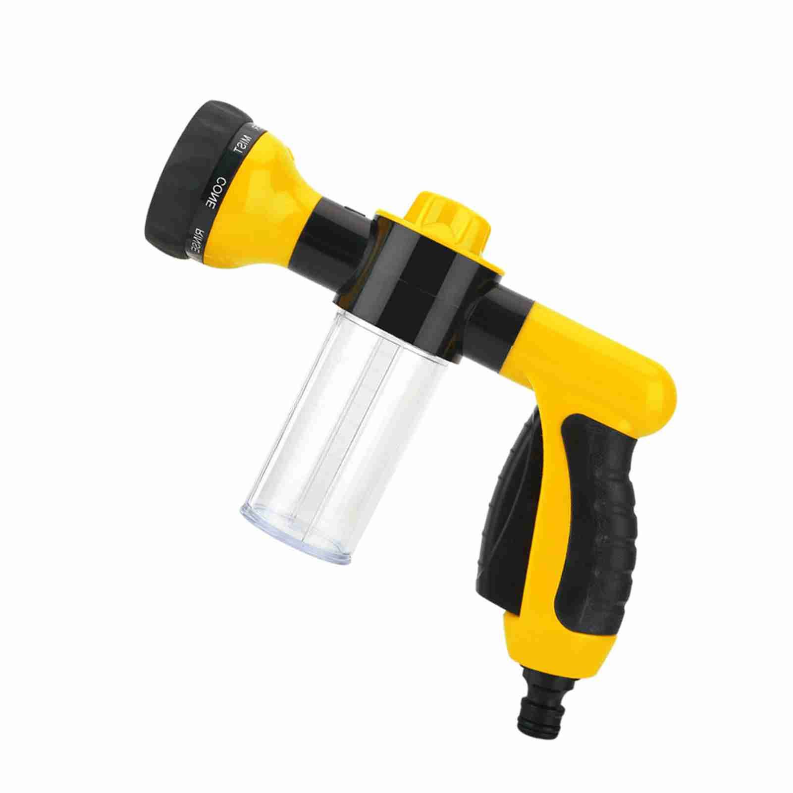 High Pressure Spray Car Wash Foam Water Gun Cleaning Tool Washer 6m Yellow view 6