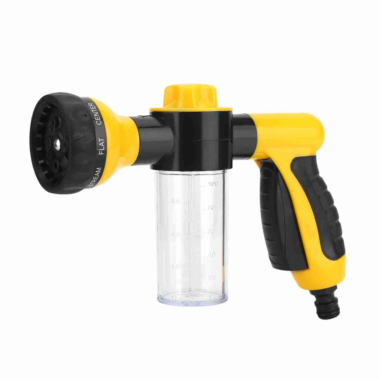 High Pressure Spray Car Wash Foam Water Gun Cleaning Tool Washer 6m Yellow view 8