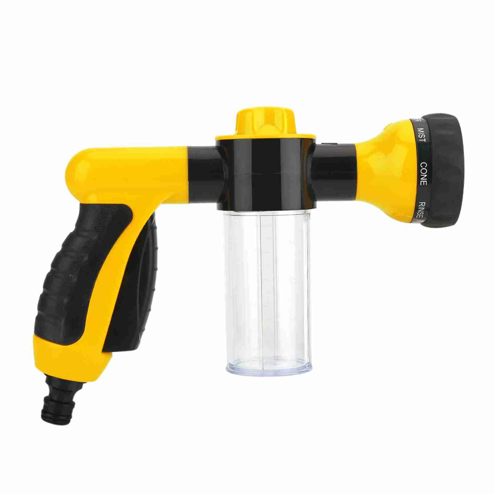 High Pressure Spray Car Wash Foam Water Gun Cleaning Tool Washer 6m Yellow view 9