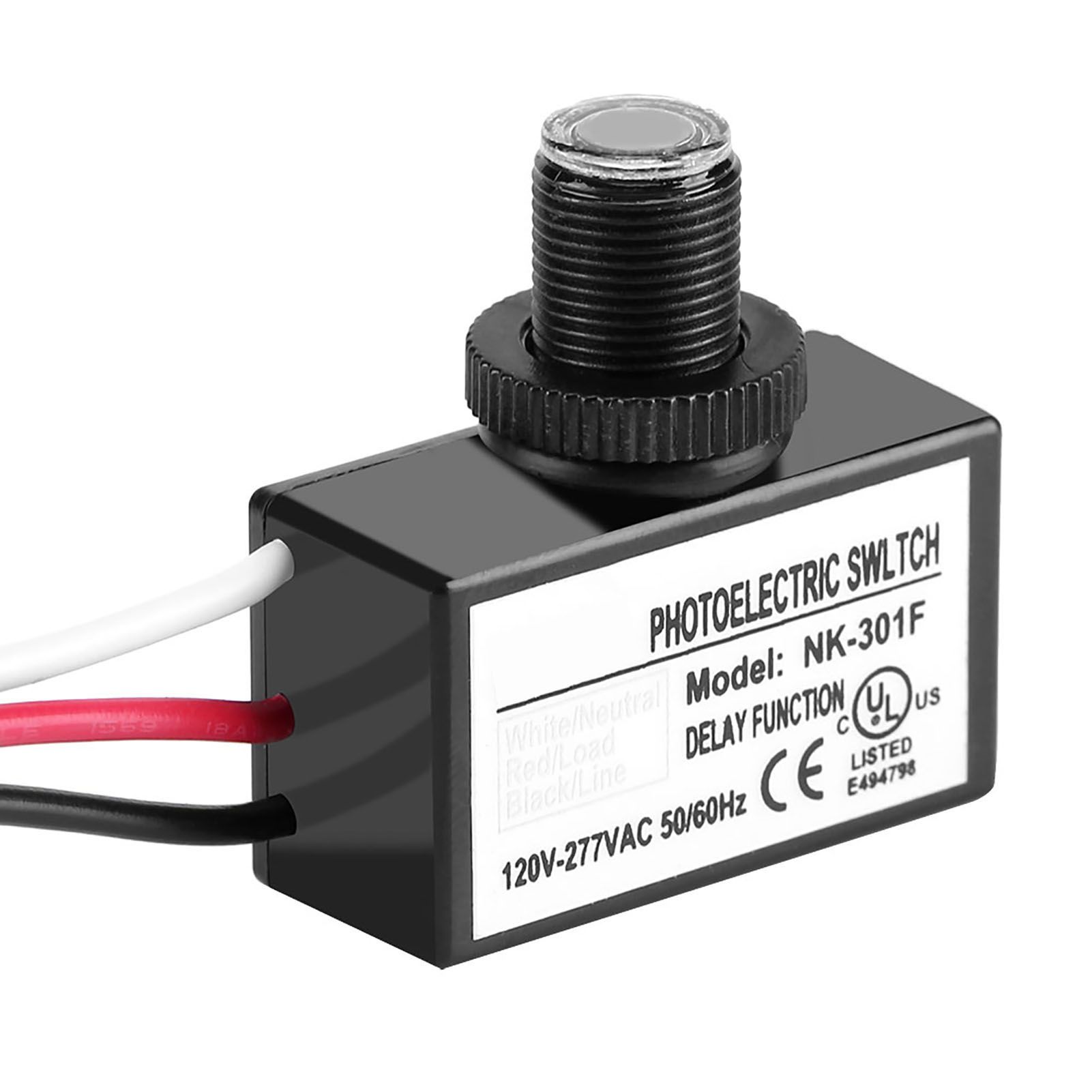120V-277VAC Light Sensor Control Automatic On/Off Photoelectric Switch for view 3
