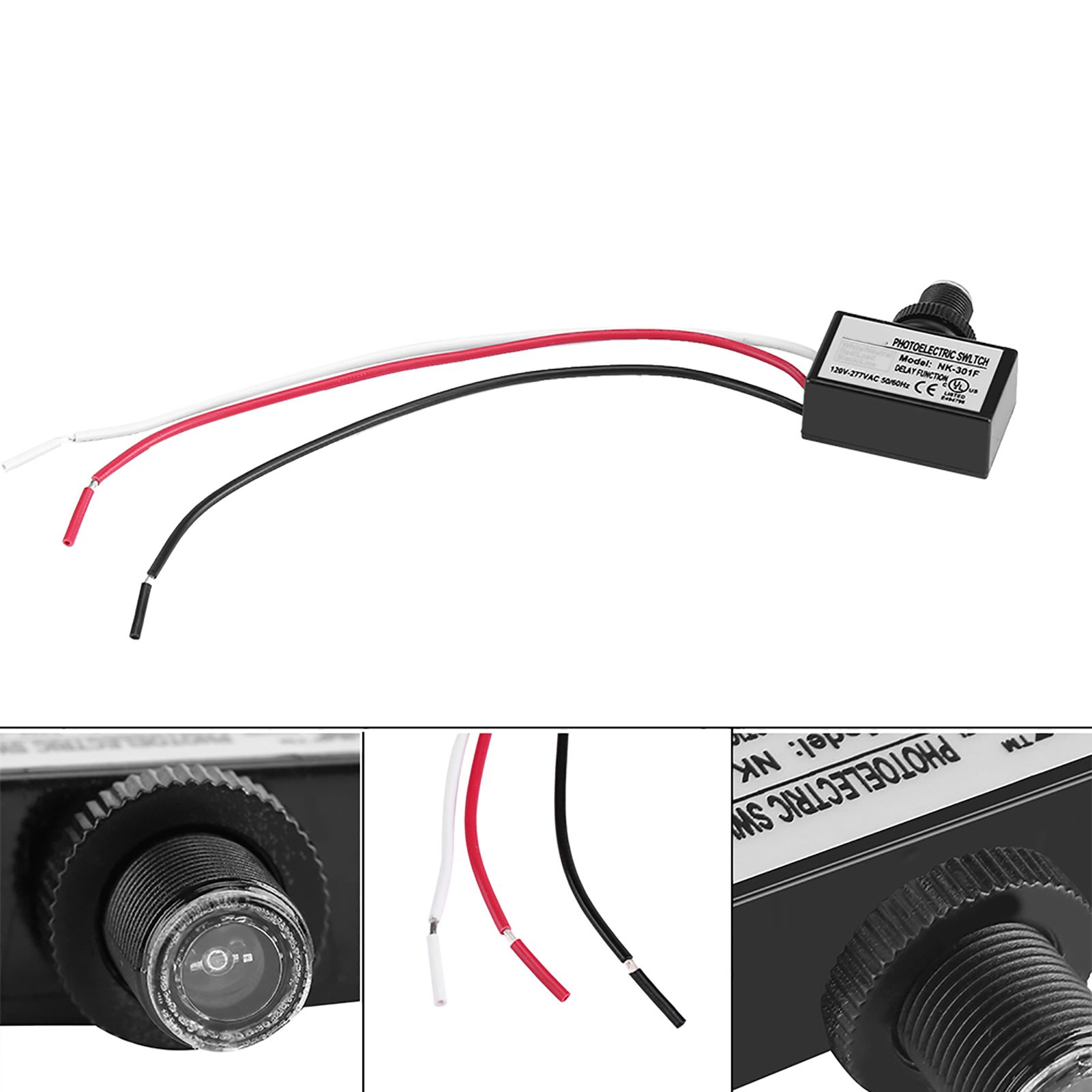 120V-277VAC Light Sensor Control Automatic On/Off Photoelectric Switch for view 12