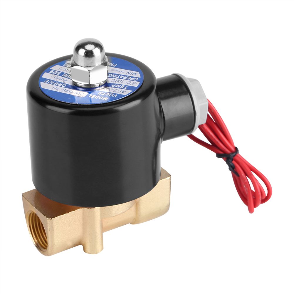 220V DN10 3/8" Electric Normal Closed Valve Electromagnetic Valve for Water view 2