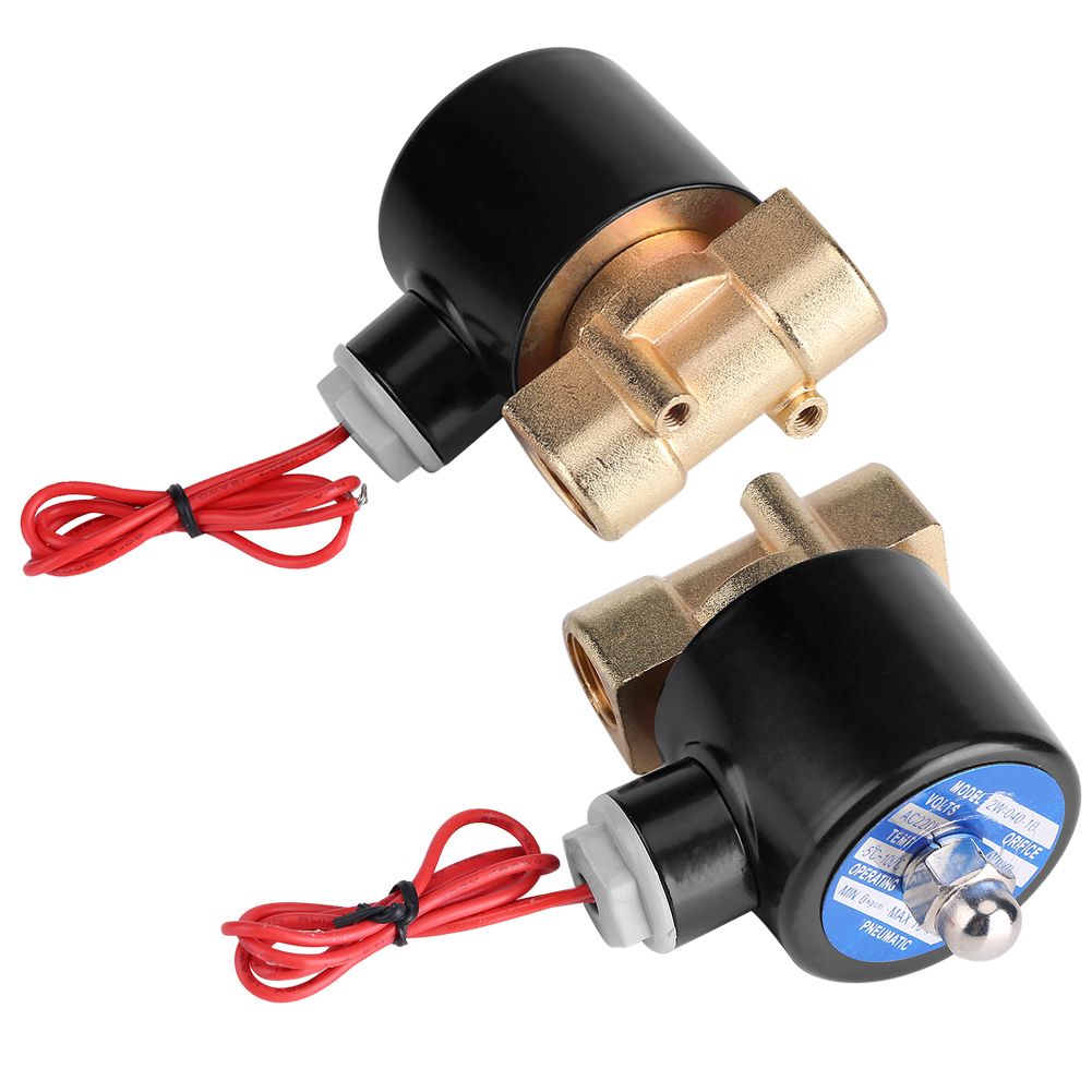 220V DN10 3/8" Electric Normal Closed Valve Electromagnetic Valve for Water view 10