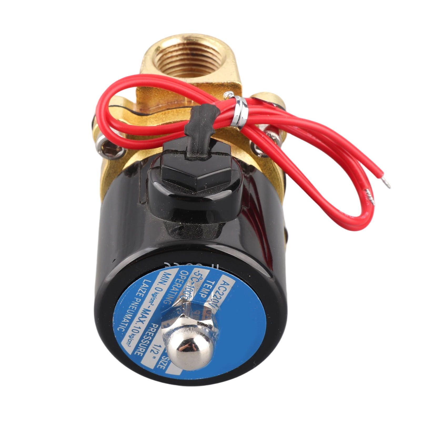 220V DN15 1/2" Electric Normal Closed Valve Electromagnetic Valve for Water