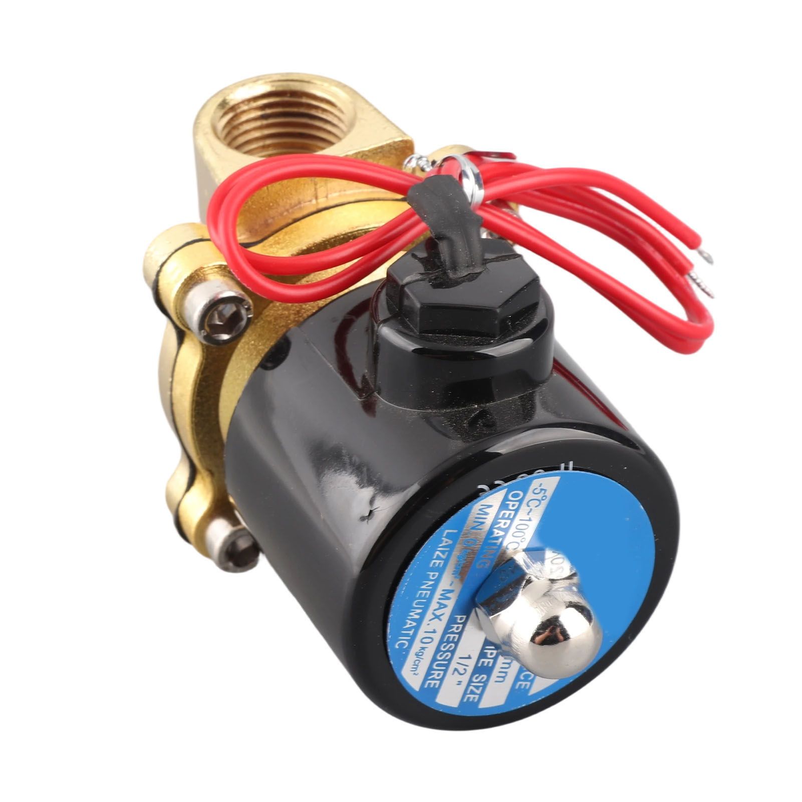 220V DN15 1/2" Electric Normal Closed Valve Electromagnetic Valve for Water view 3