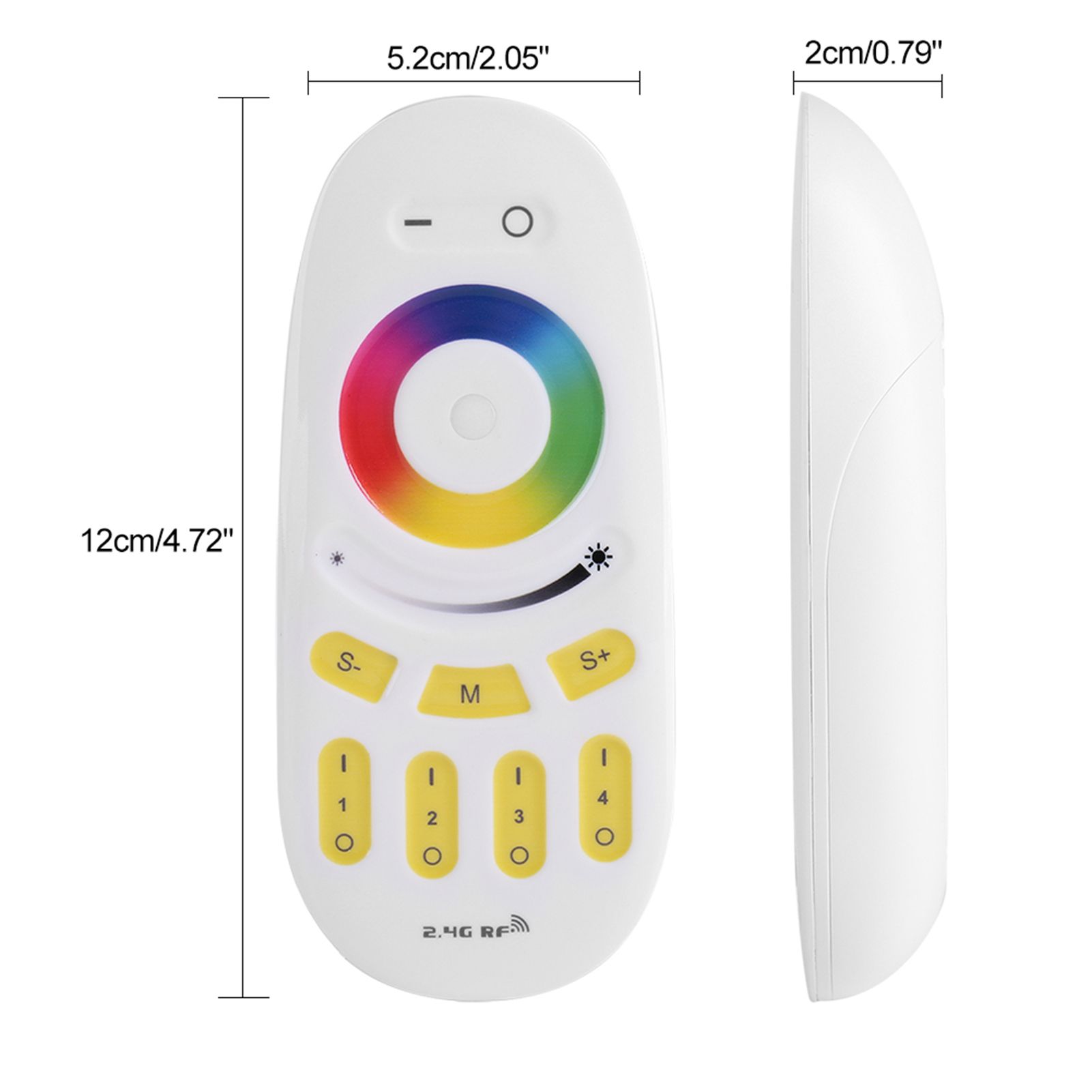 Milight 2.4G Wireless 4-zone Touch Screen Remote Control for RGBW Light Bulbs view 6