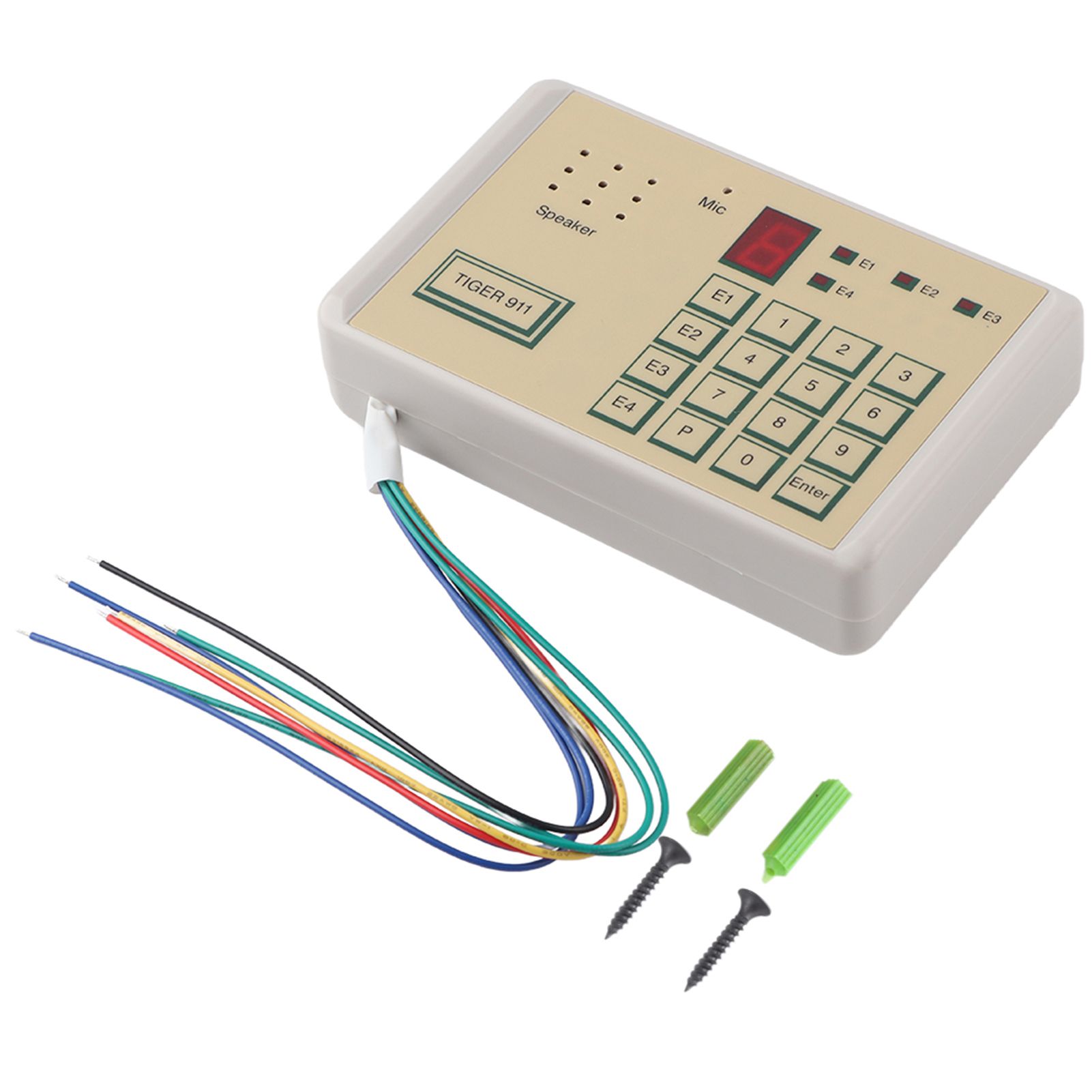 Wired Telephone Voice Auto dialer Burglar Security House Alarm System view 2
