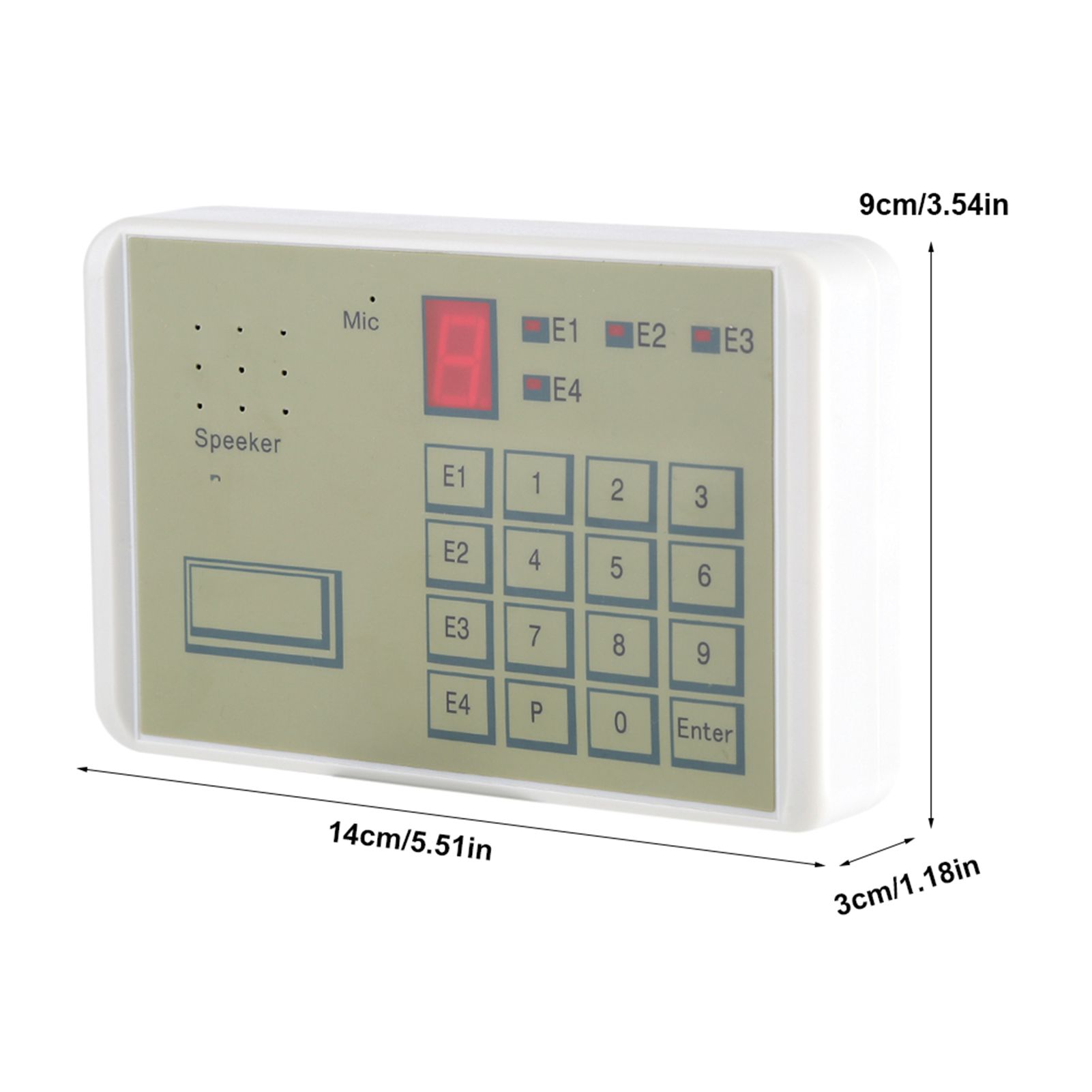Wired Telephone Voice Auto dialer Burglar Security House Alarm System view 11