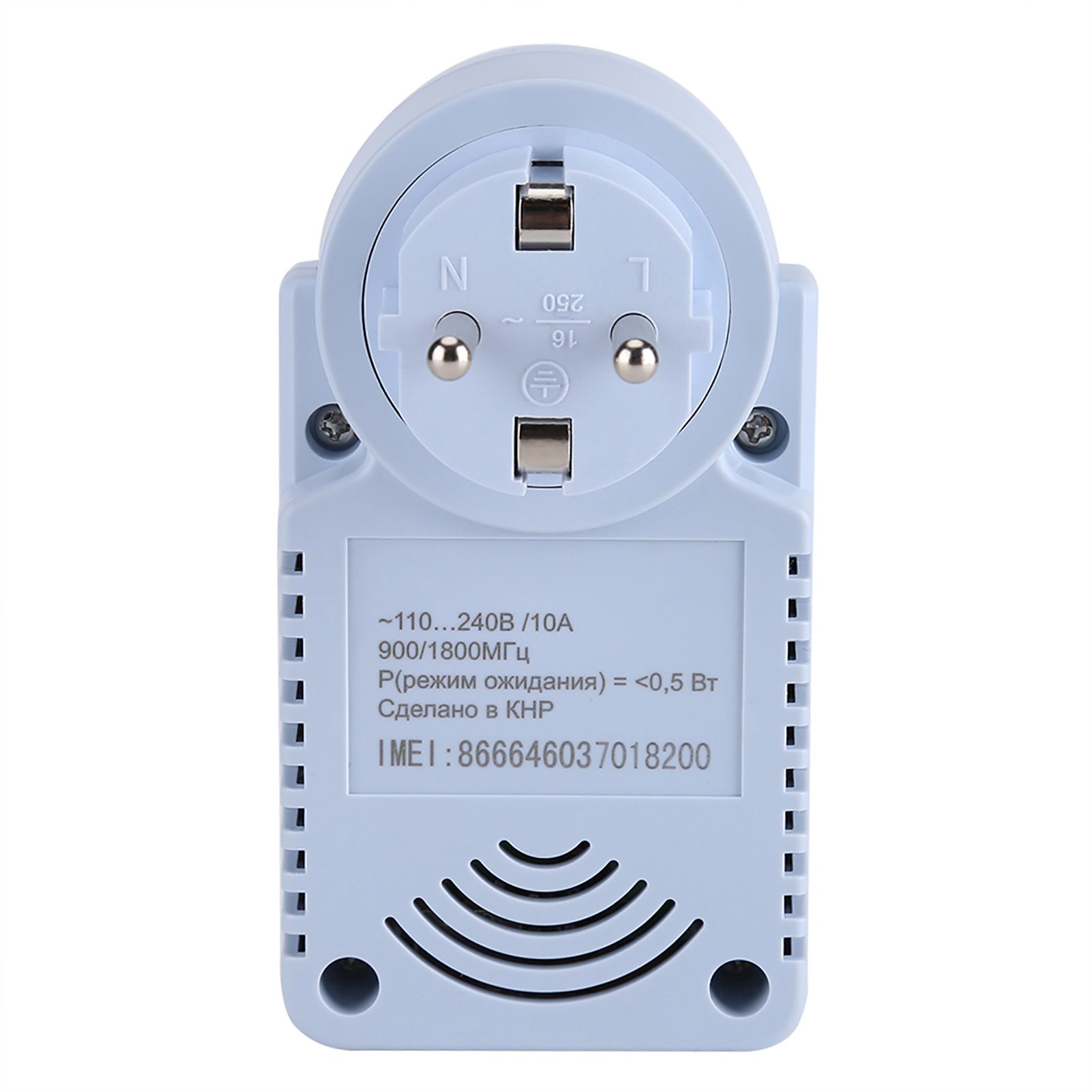 Smart GSM Power Outlet Plug Socket with Temperature Sensor SMS Command view 3