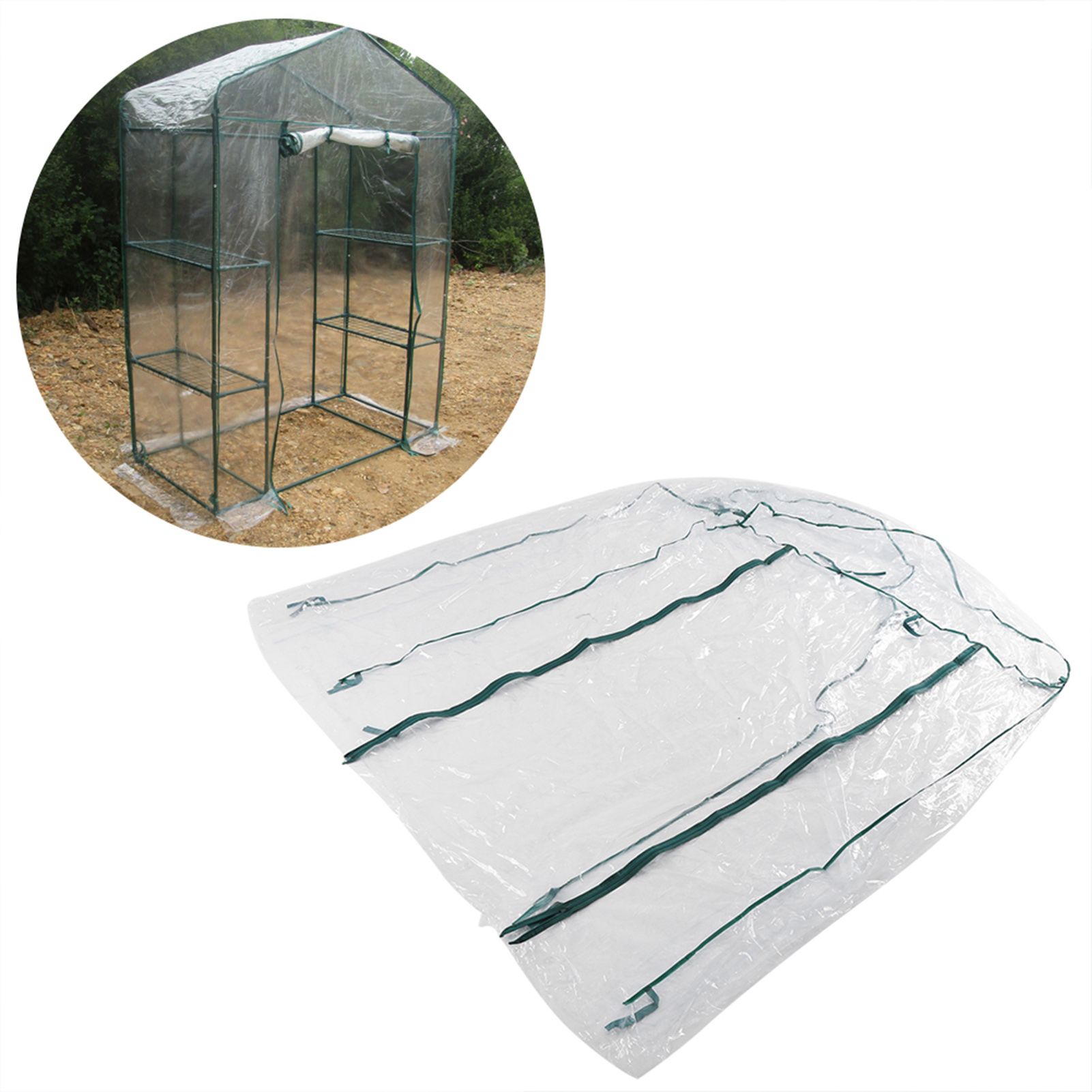 143 X 73 X195cm Portable Garden Green House Warm Greenhouse Cover Flower view 11