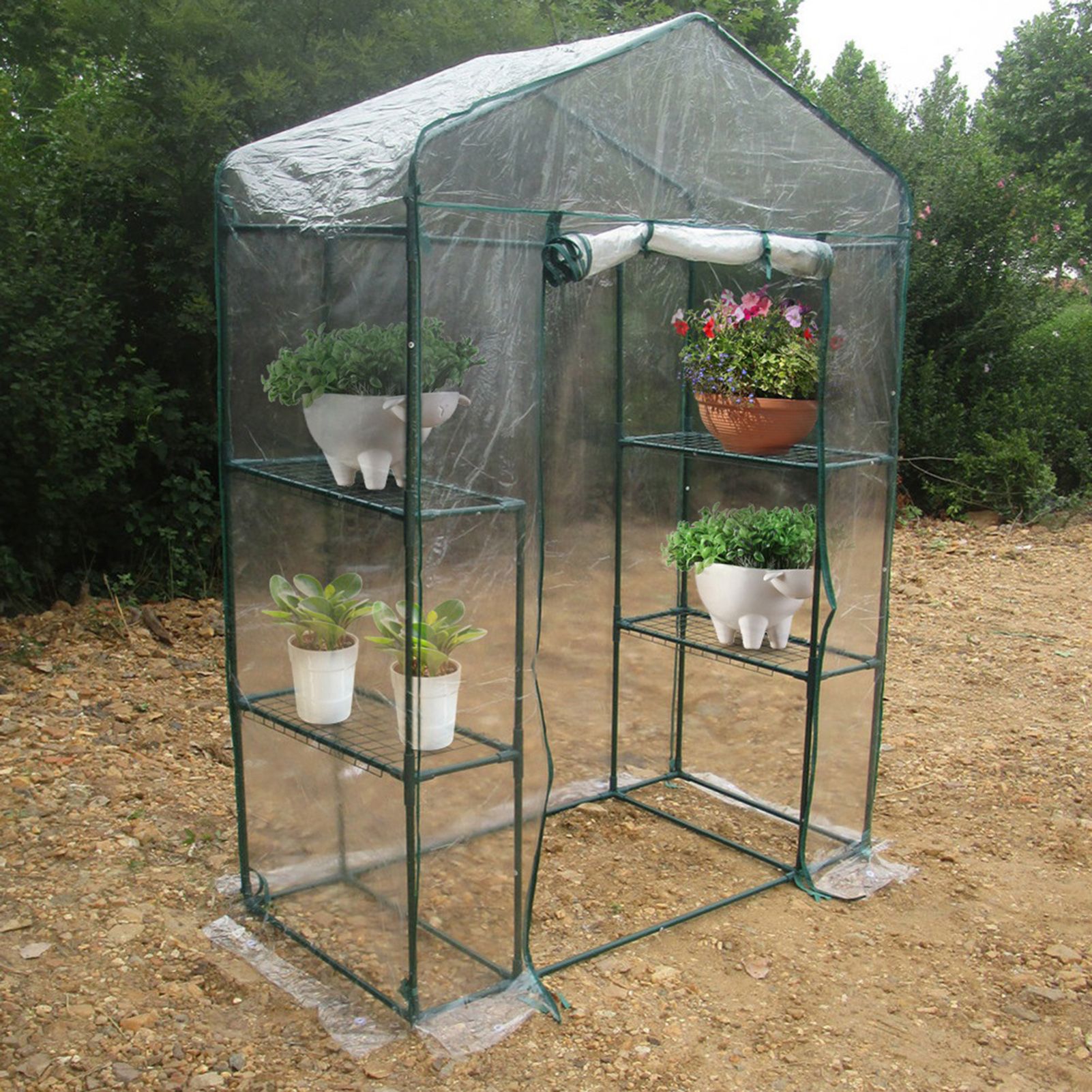 143 X 73 X195cm Portable Garden Green House Warm Greenhouse Cover Flower view 12