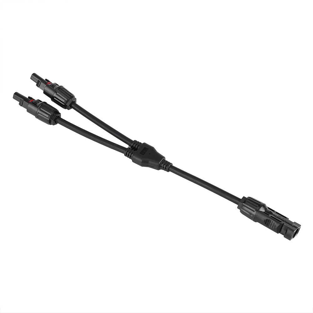 1 Pair Y Type Male Female Connector Solar Panel Extension Cable PV Wire Adapter view 3