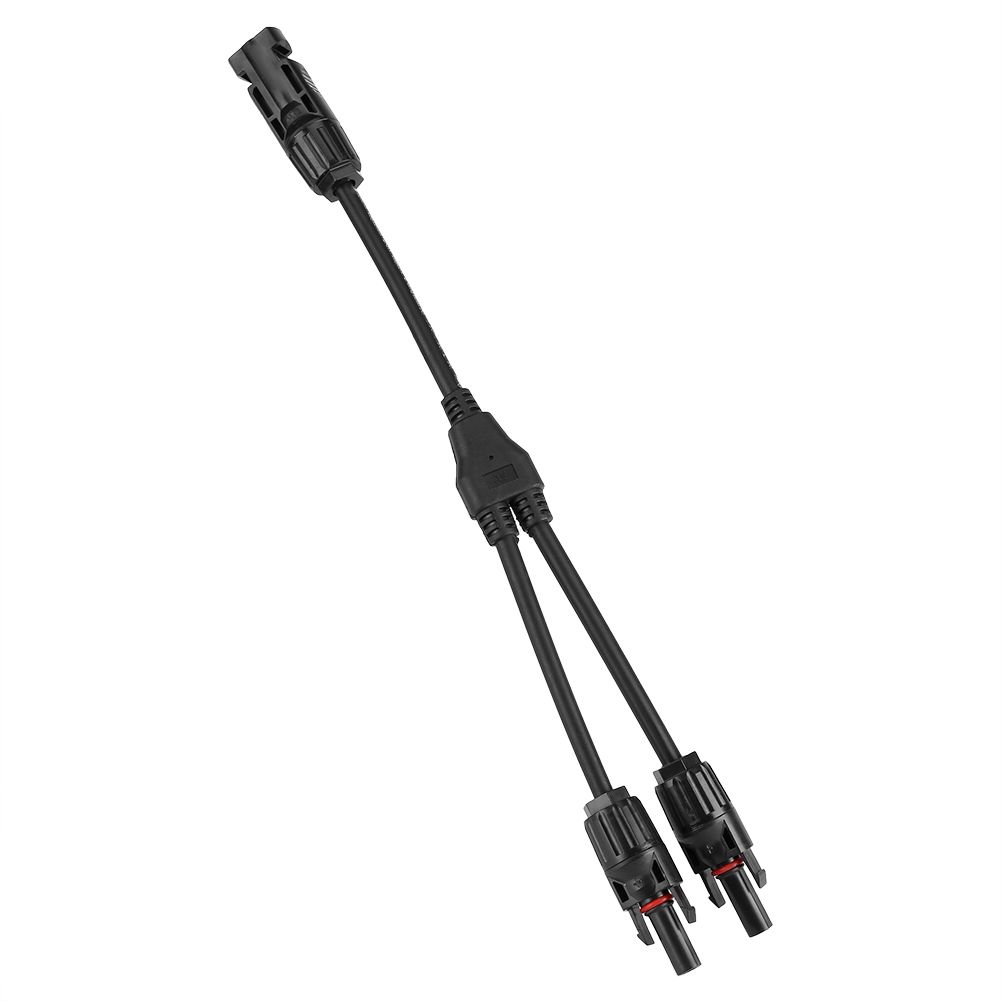 1 Pair Y Type Male Female Connector Solar Panel Extension Cable PV Wire Adapter view 6