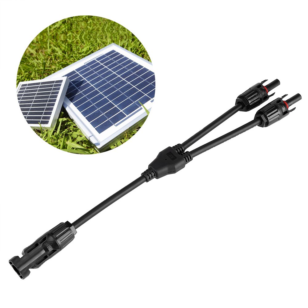1 Pair Y Type Male Female Connector Solar Panel Extension Cable PV Wire Adapter view 9