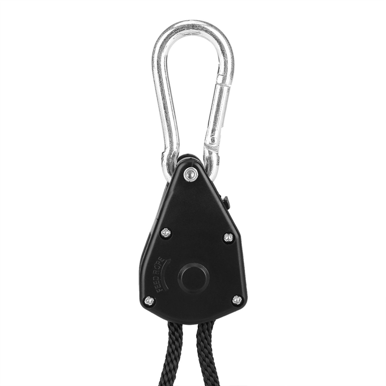 2pcs 1/8inch Ratchet Hanger Pulley Rope for Hanging Tent Room Fan Grow Plant Lamp view 3