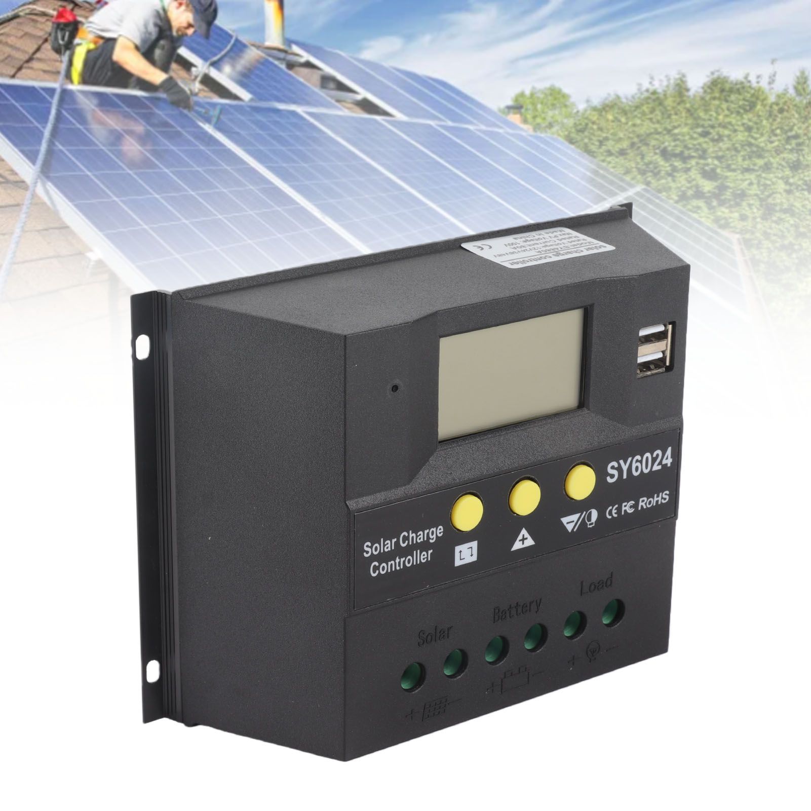80A DC 12/24V PWM Solar Charge Controller Battery Charger Regulator 720/1440W view 11
