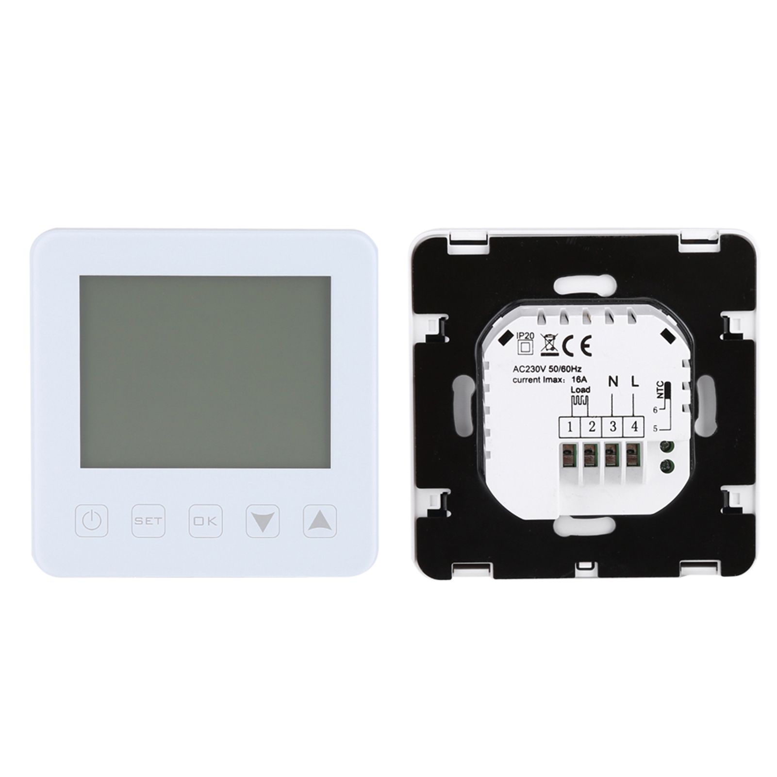 16A Programmable LCD Screen Electric Heating Thermostat Room Temperature view 9
