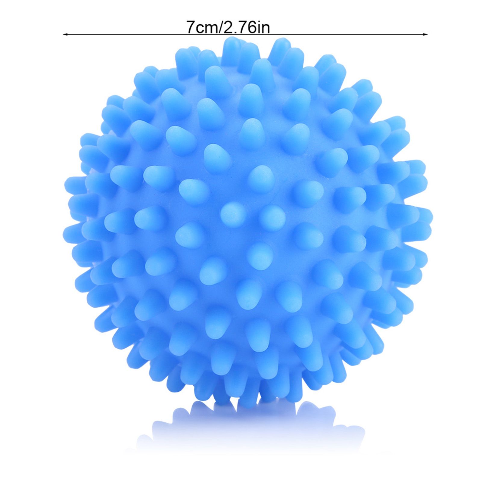 4pcs/Set Blue PVC Reusable Balls Laundry Washing Fabric Softener Ball view 8