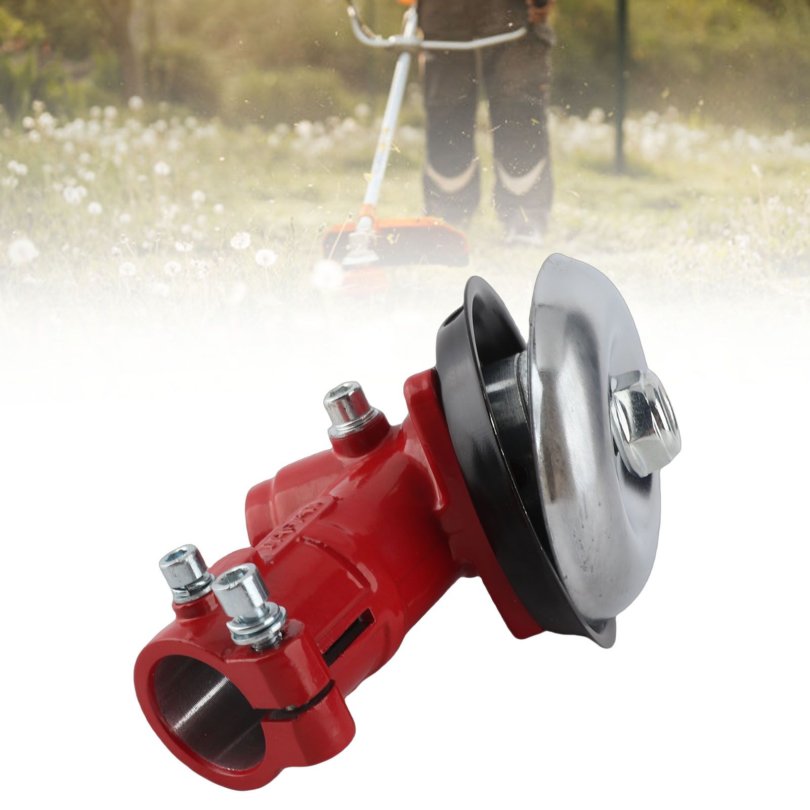 1pc Brush Cutter Trimmer Replace Gear Head Red Gearhead Gearbox 26mm Diameter view 12