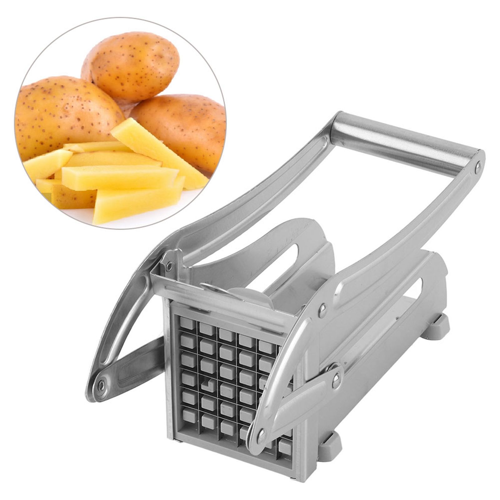 Effective Stainless Steel Potato Cutter Veg Cutting Tool Potato Chipper view 11