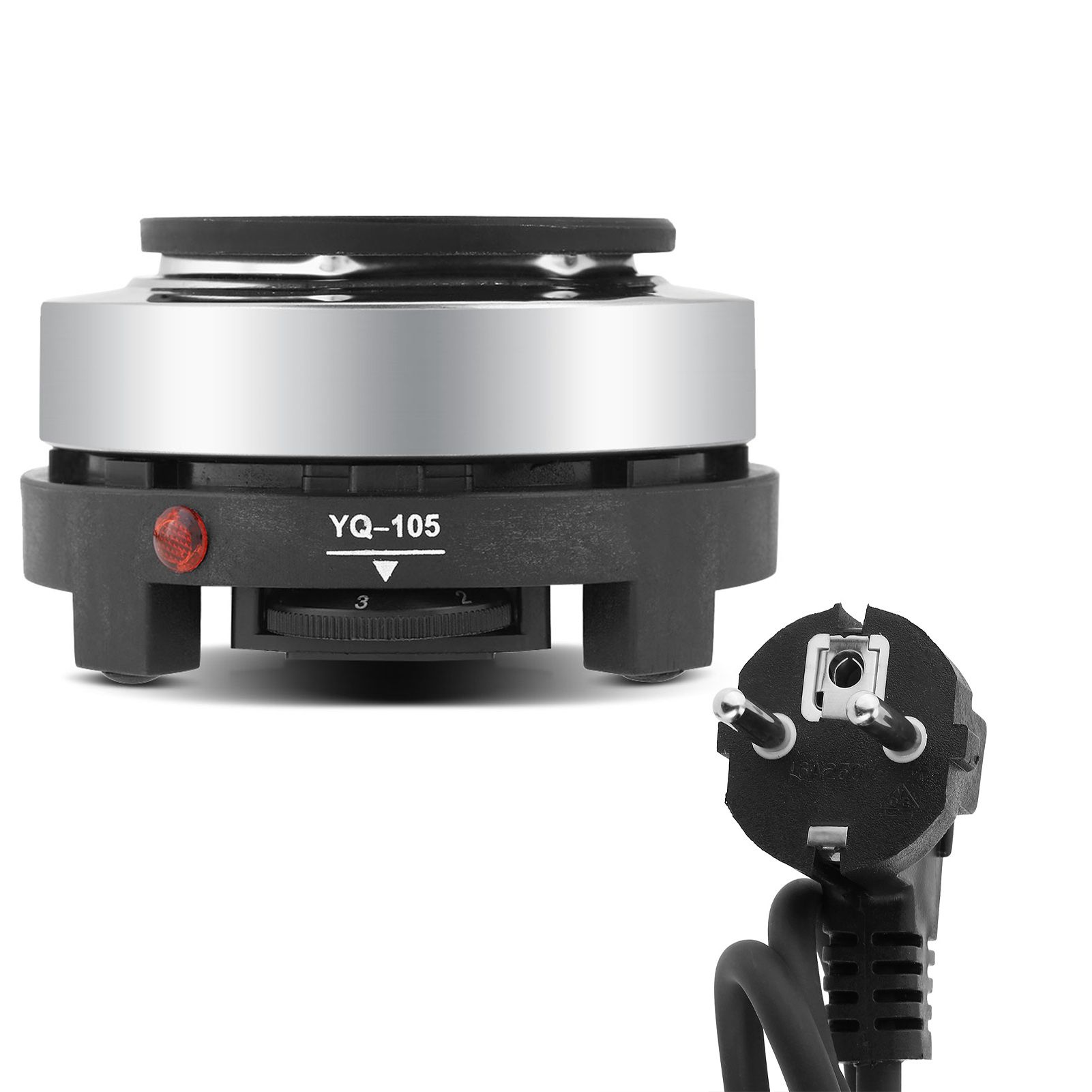 Portable 500W Electric Mini Stove Hot Plate Multifunction Home Heater view 4
