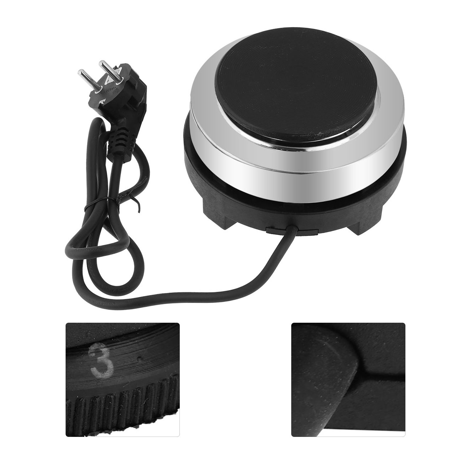 Portable 500W Electric Mini Stove Hot Plate Multifunction Home Heater view 11