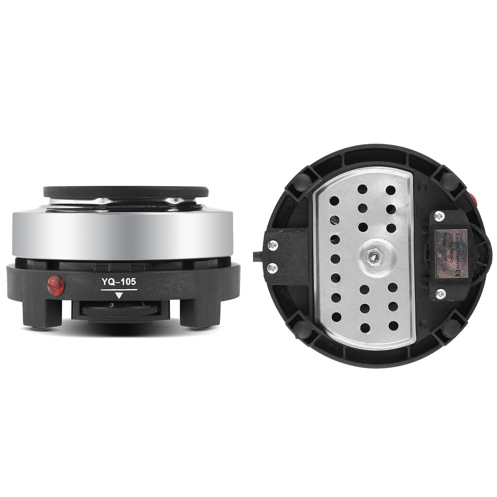 Portable 500W Electric Mini Stove Hot Plate Multifunction Home Heater view 12