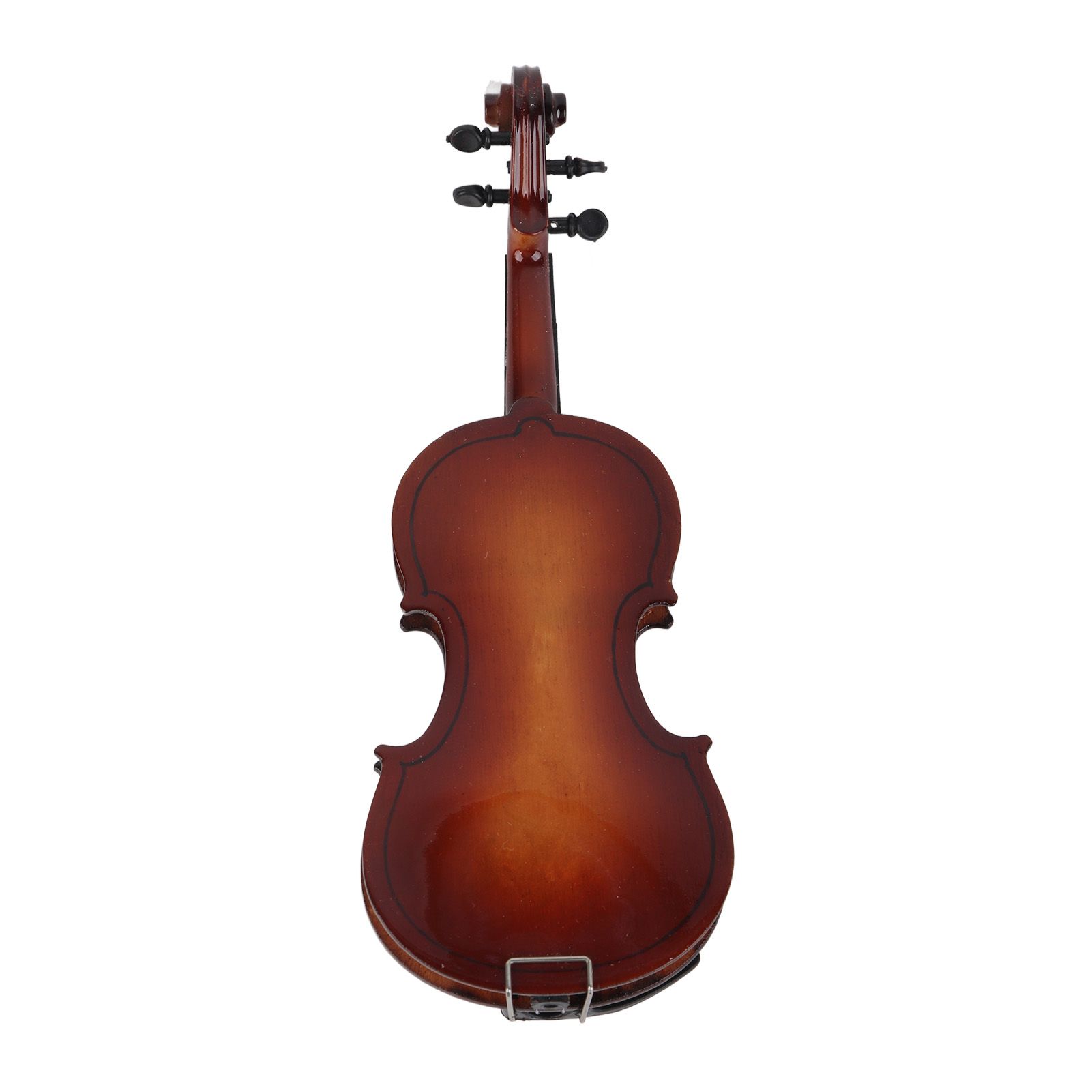 Wooden Mini Violin Model Display Musical Ornament Craft Home Office Decor view 10