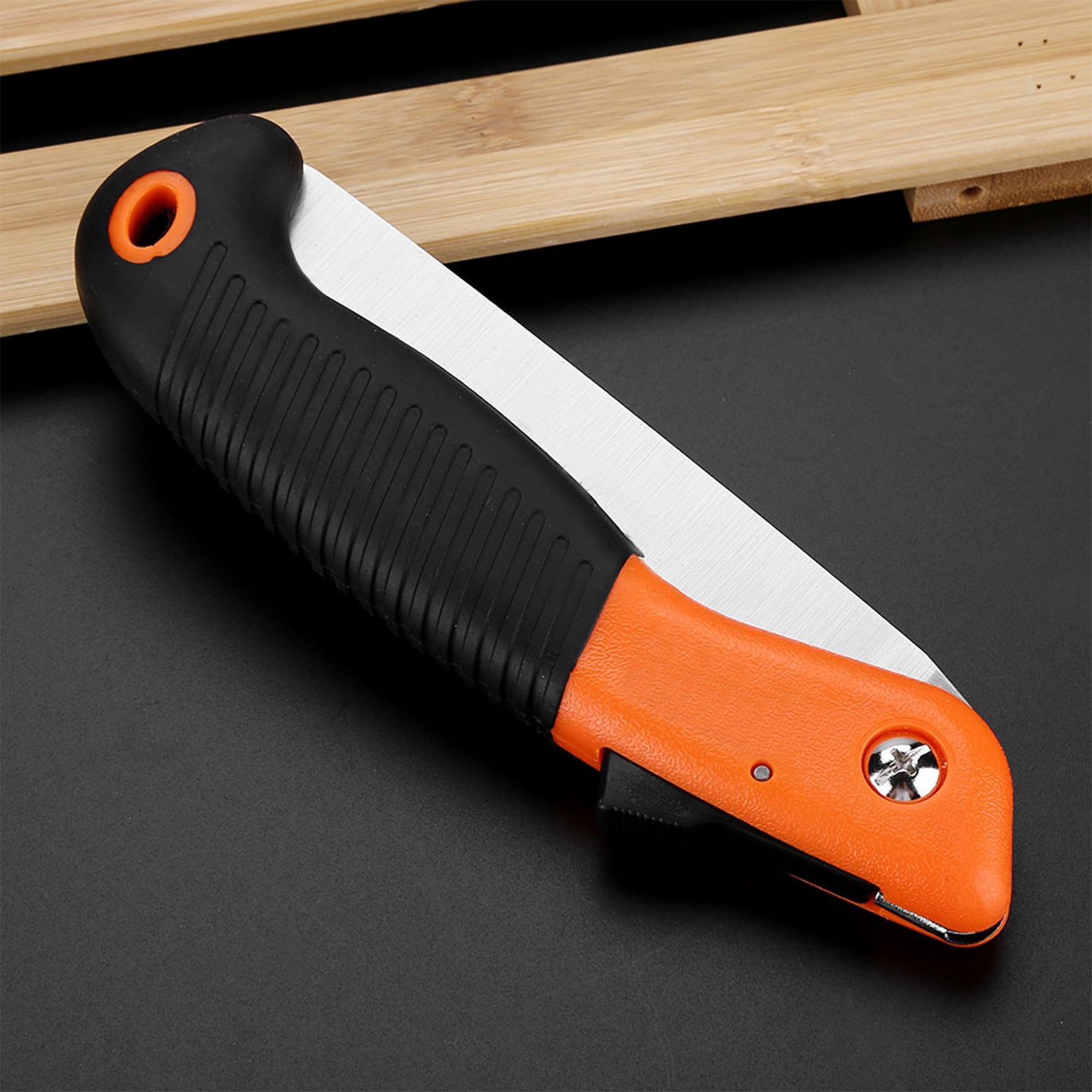 Foldable Portable Manual Pruning Saw with Anti slip Handle Outdoor Gardening view 9