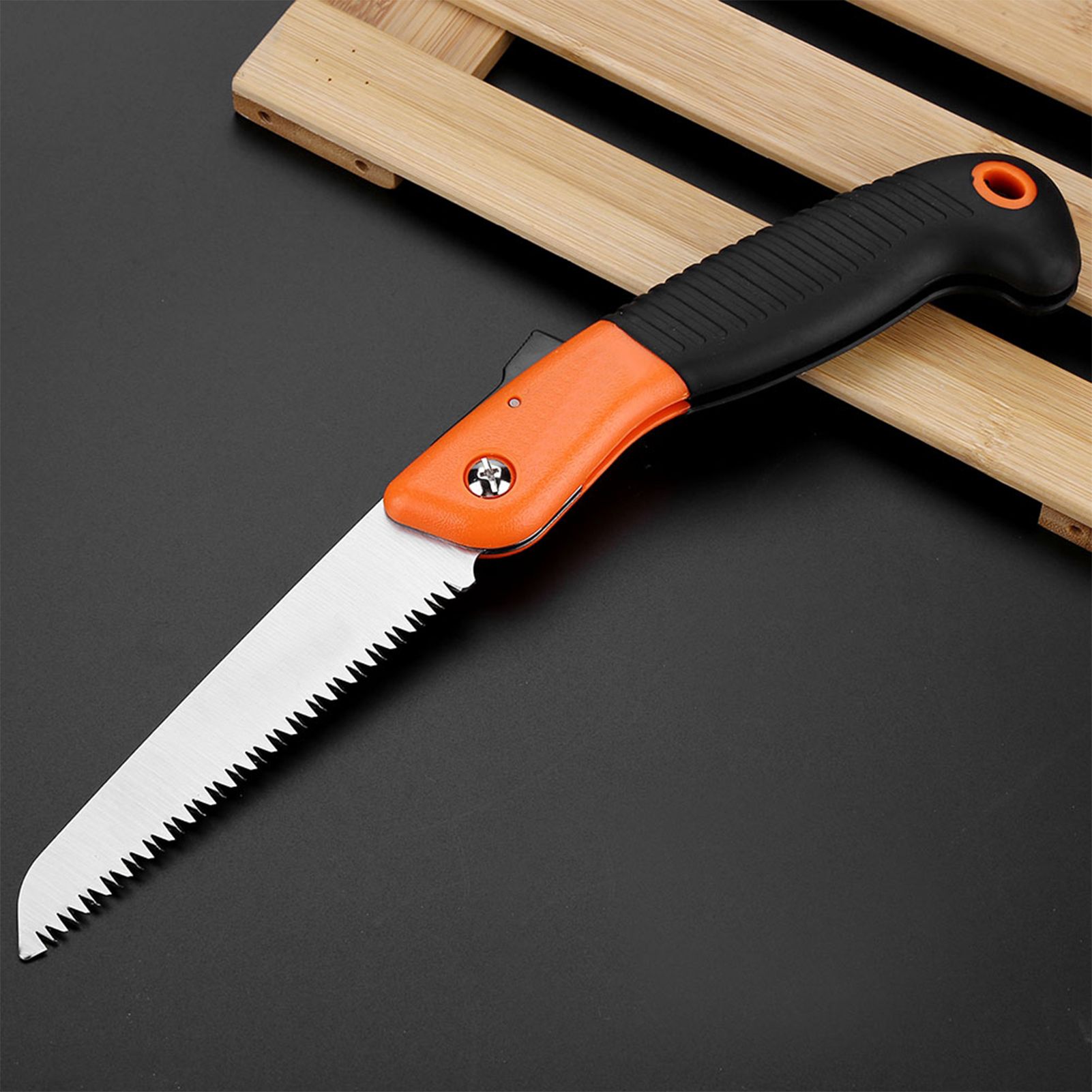 Foldable Portable Manual Pruning Saw with Anti slip Handle Outdoor Gardening view 10