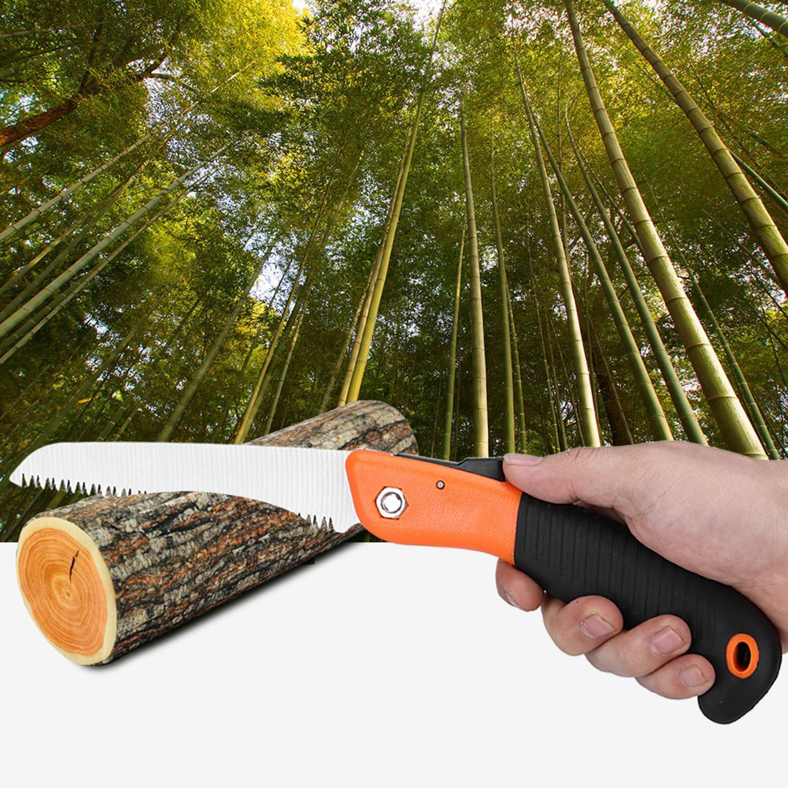Foldable Portable Manual Pruning Saw with Anti slip Handle Outdoor Gardening view 11
