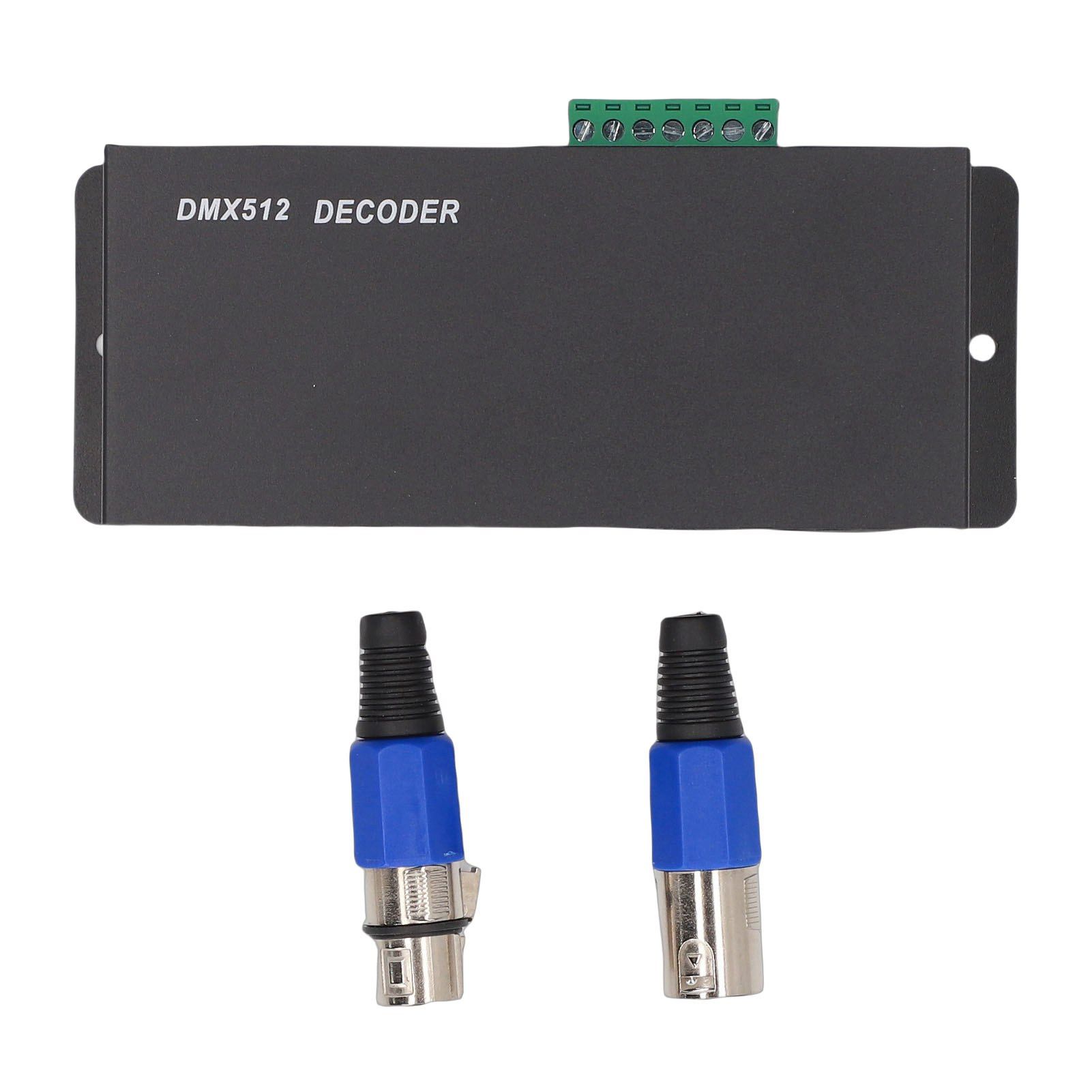 5V~24VDC DMX 512 4A 3 Channels Decoder Module Controller for LED RGB Lamp view 2