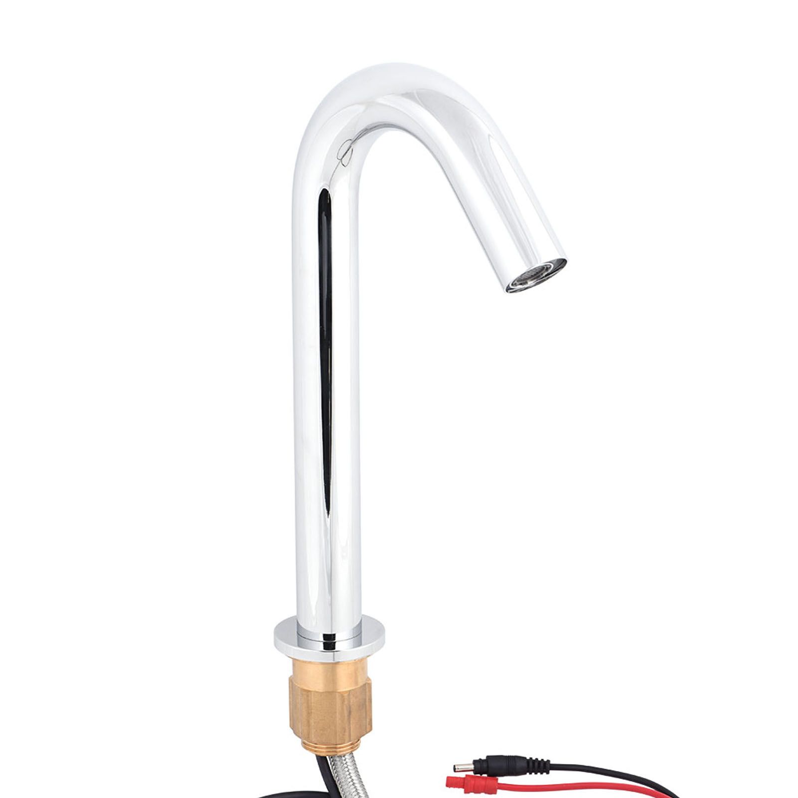 Brass Automatic Infrared Sensor Faucet Water Tap with Hose for Bathroom Basin view 5