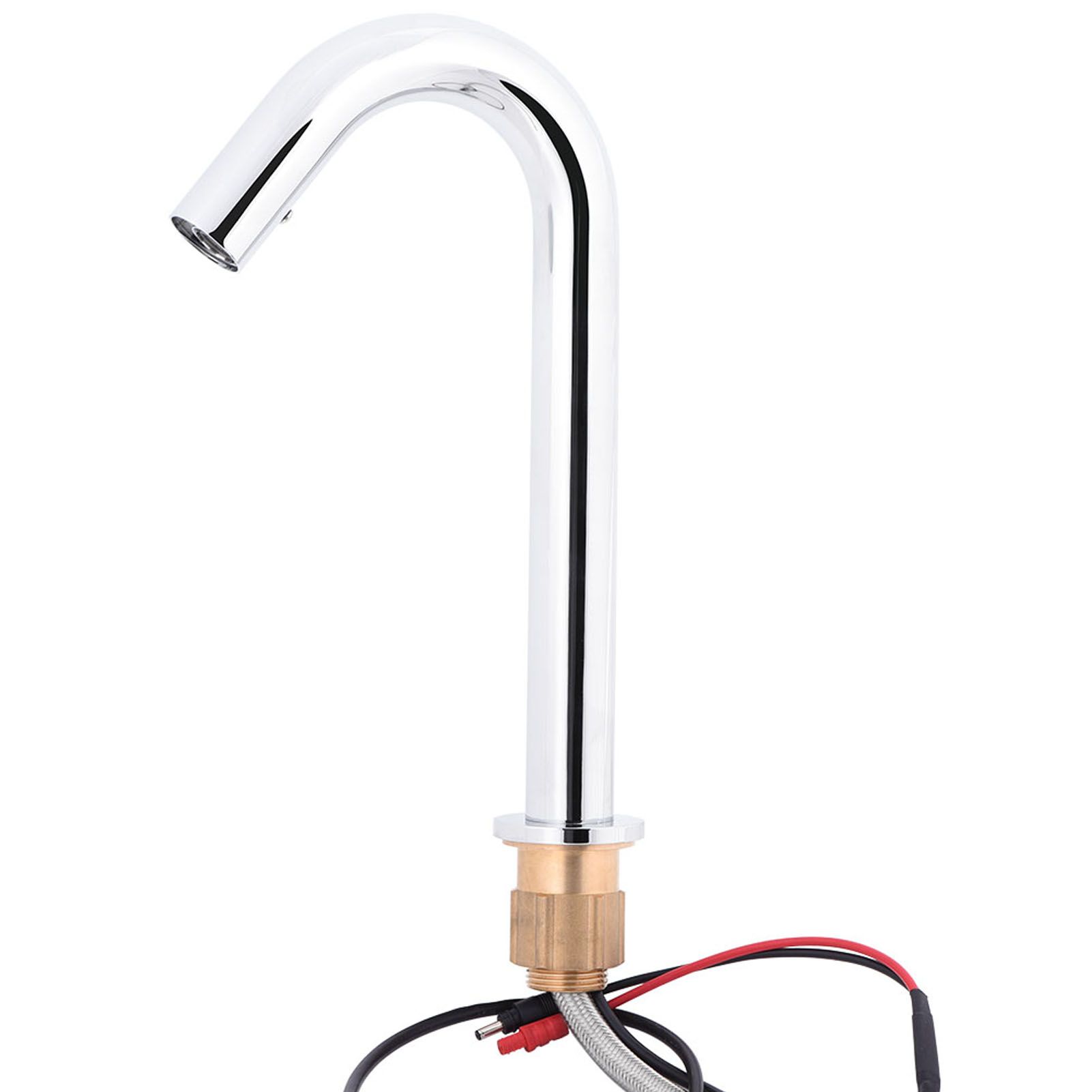 Brass Automatic Infrared Sensor Faucet Water Tap with Hose for Bathroom Basin view 8