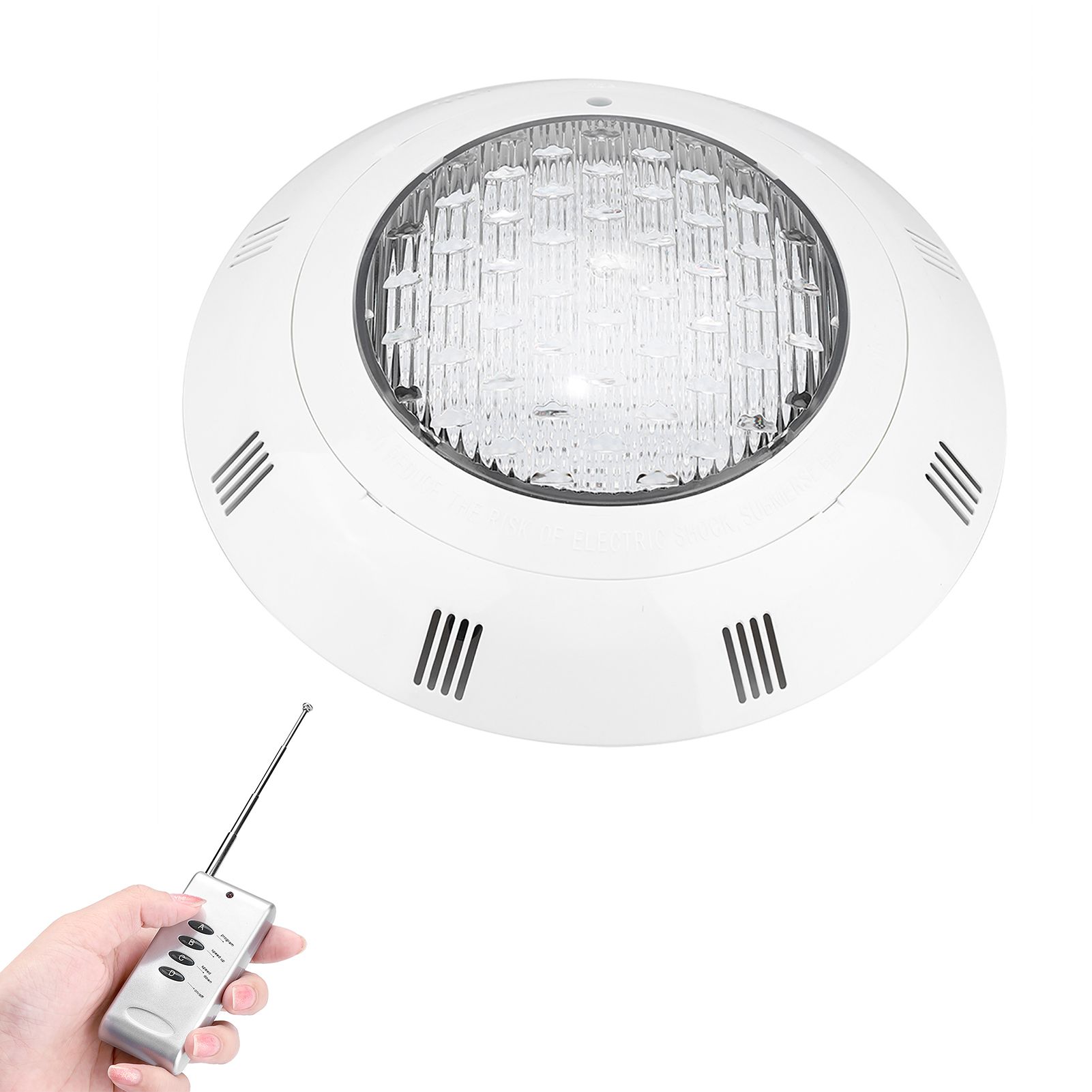12V 24 LED RGB Multi Color Underwater Swimming Pool Bright Light with Remote view 12