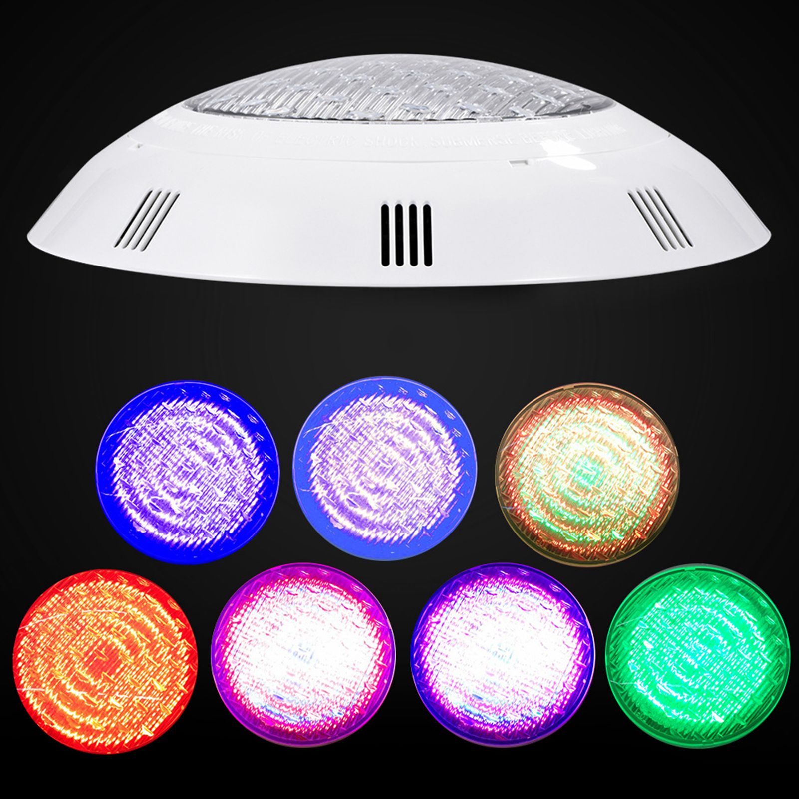 12V 360 LED RGB Multi Color Underwater Swimming Pool Bright Light with Remote view 12